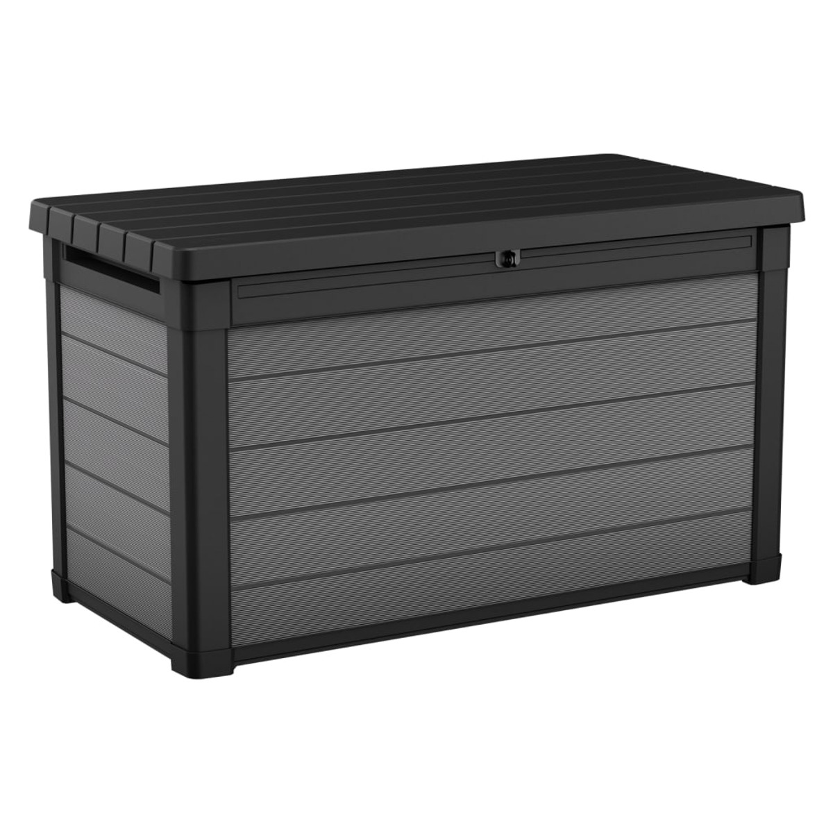 KETER 440524 Aufbewahrungsbox den mit Garten, Holzoptik für Grau