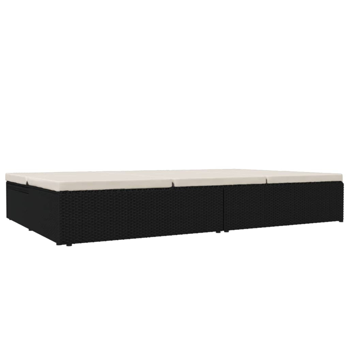 Sonnenbett, VIDAXL 317238 Schwarz