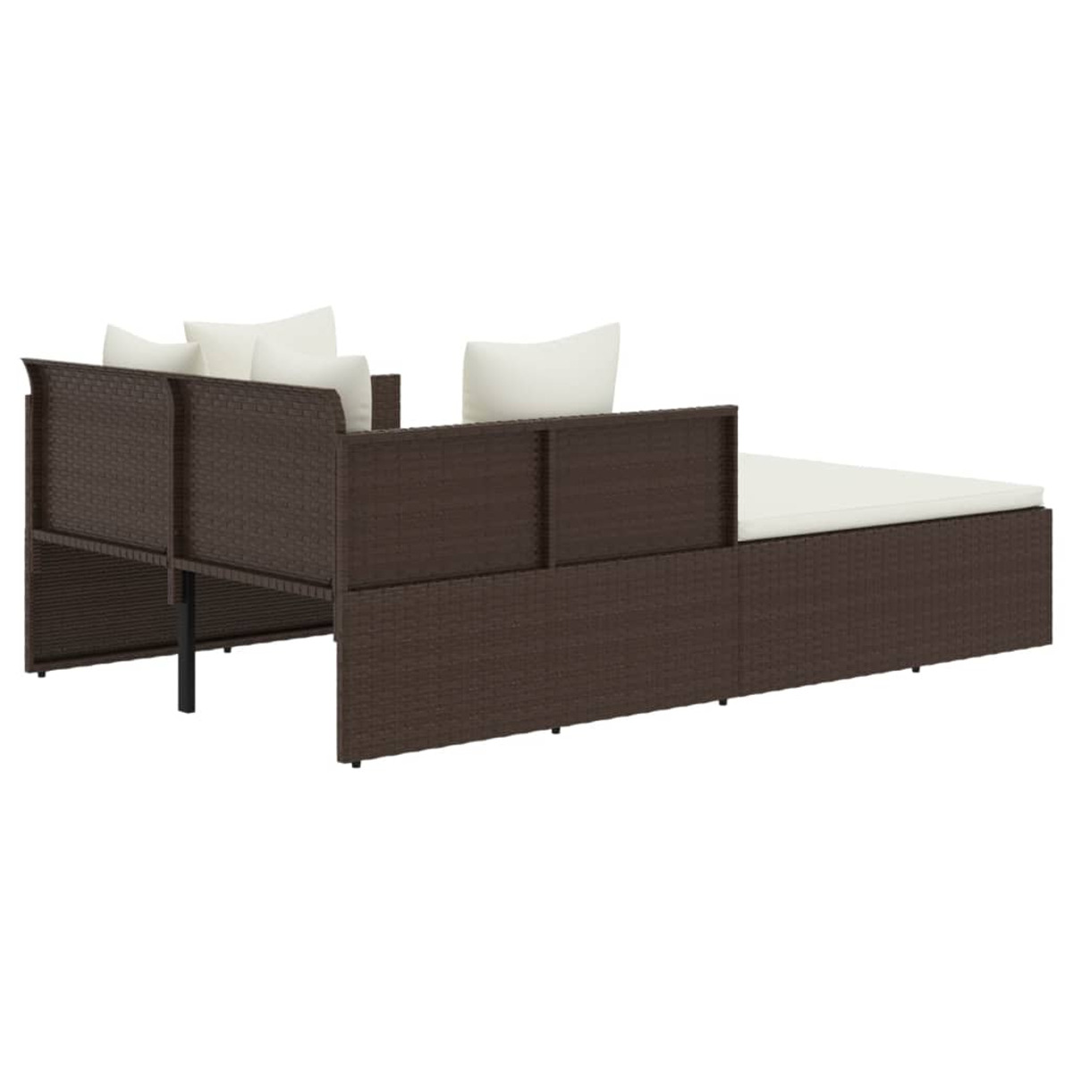 362266 VIDAXL Sonnenbett, Braun