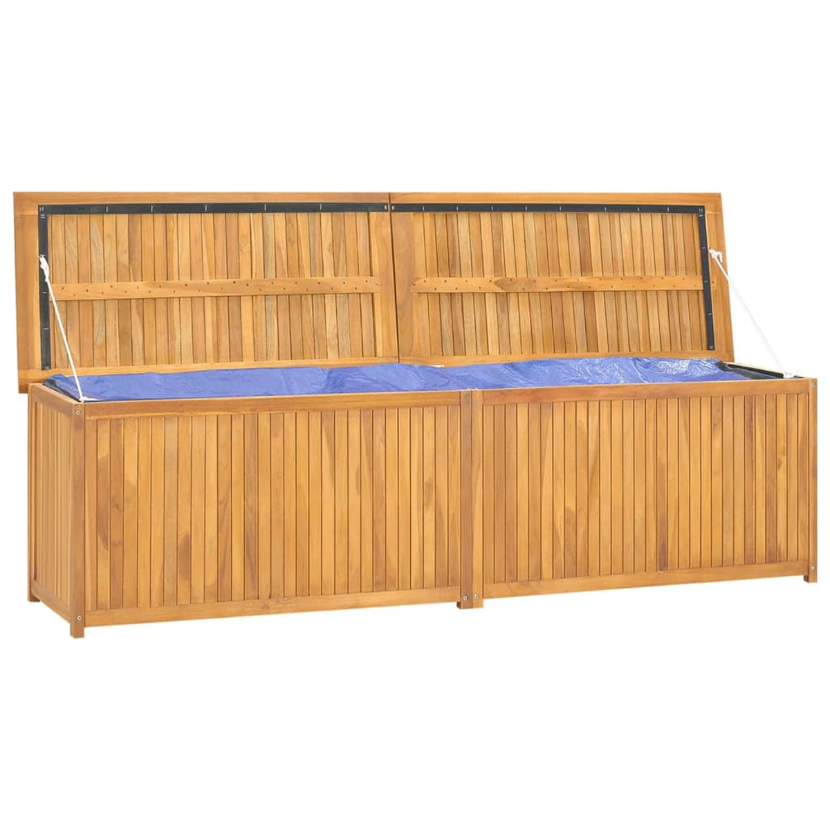 Garten, Holzfarbe Aufbewahrungsbox 318735 den für VIDAXL