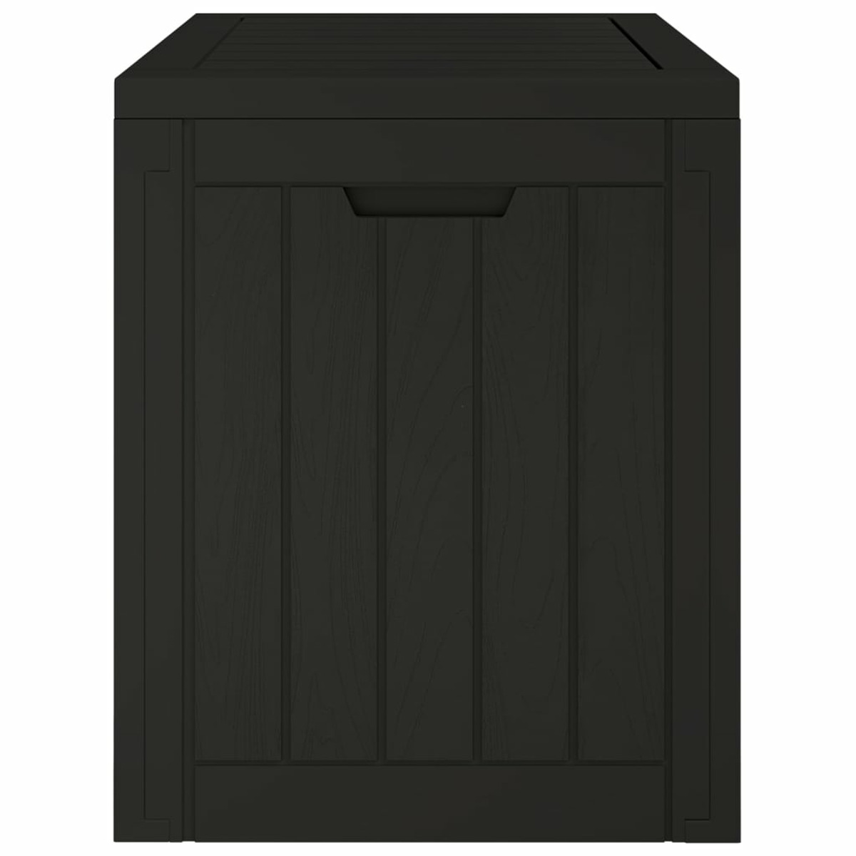 Schwarz Aufbewahrungsbox VIDAXL 364164 den Garten, für