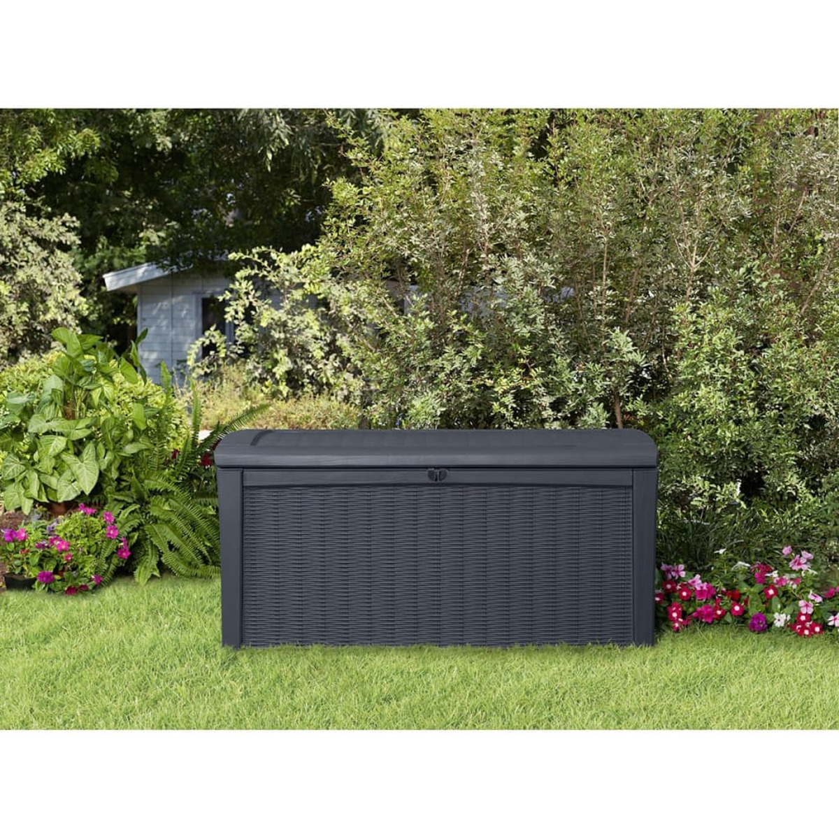 Aufbewahrungsbox Anthrazit 407753 den KETER Garten, für