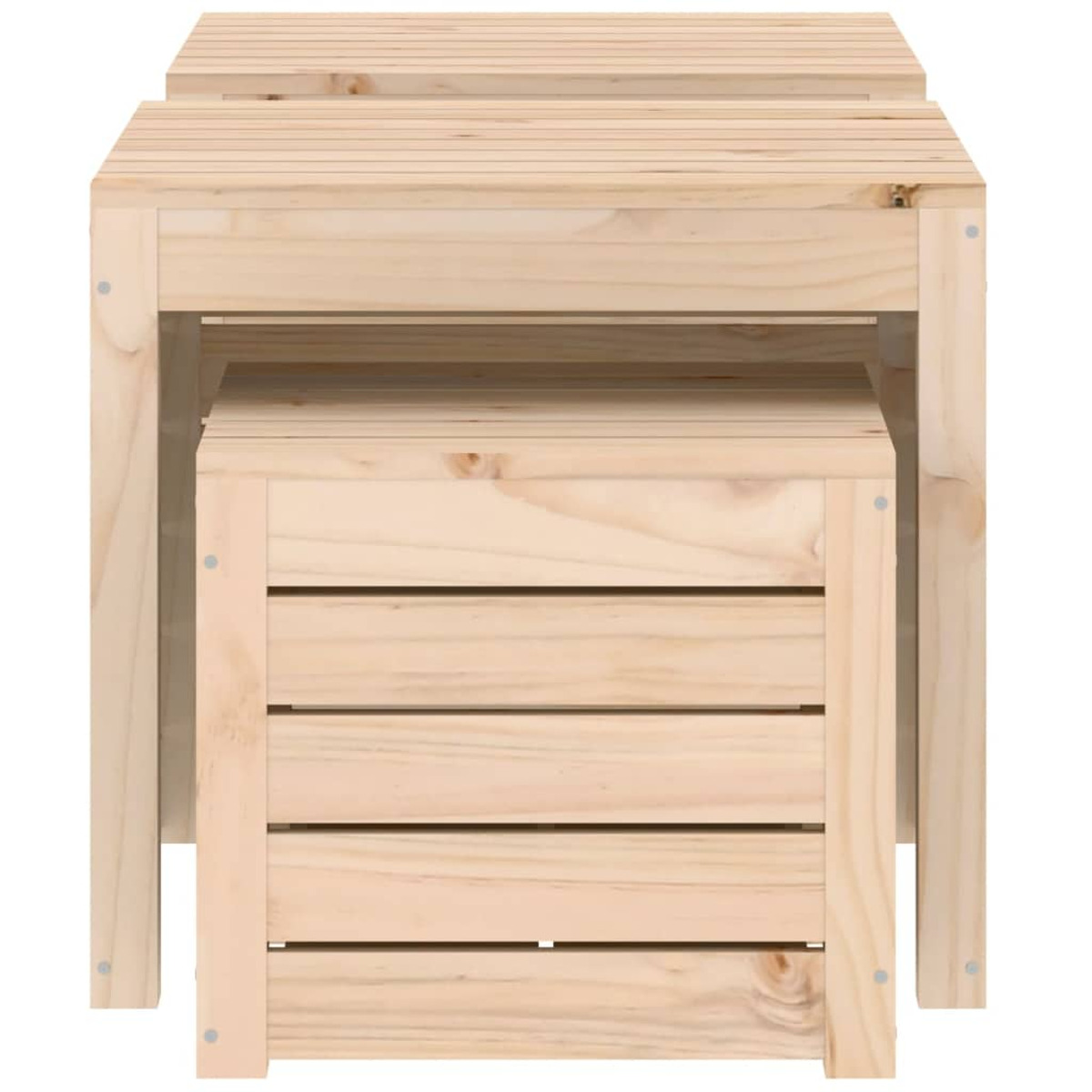 VIDAXL 823955 Aufbewahrungsbox für den Holzfarbe Garten