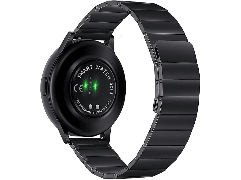 Samsung, Schwarz 5 Armband, mm / Ersatzarmband, / 42 Magnet Stahl 4 Pro 44 4 43 / mm, mm 46 40 6 45mm / Watch / 5 Galaxy WIGENTO / 47 Classic 6 Watch Watch