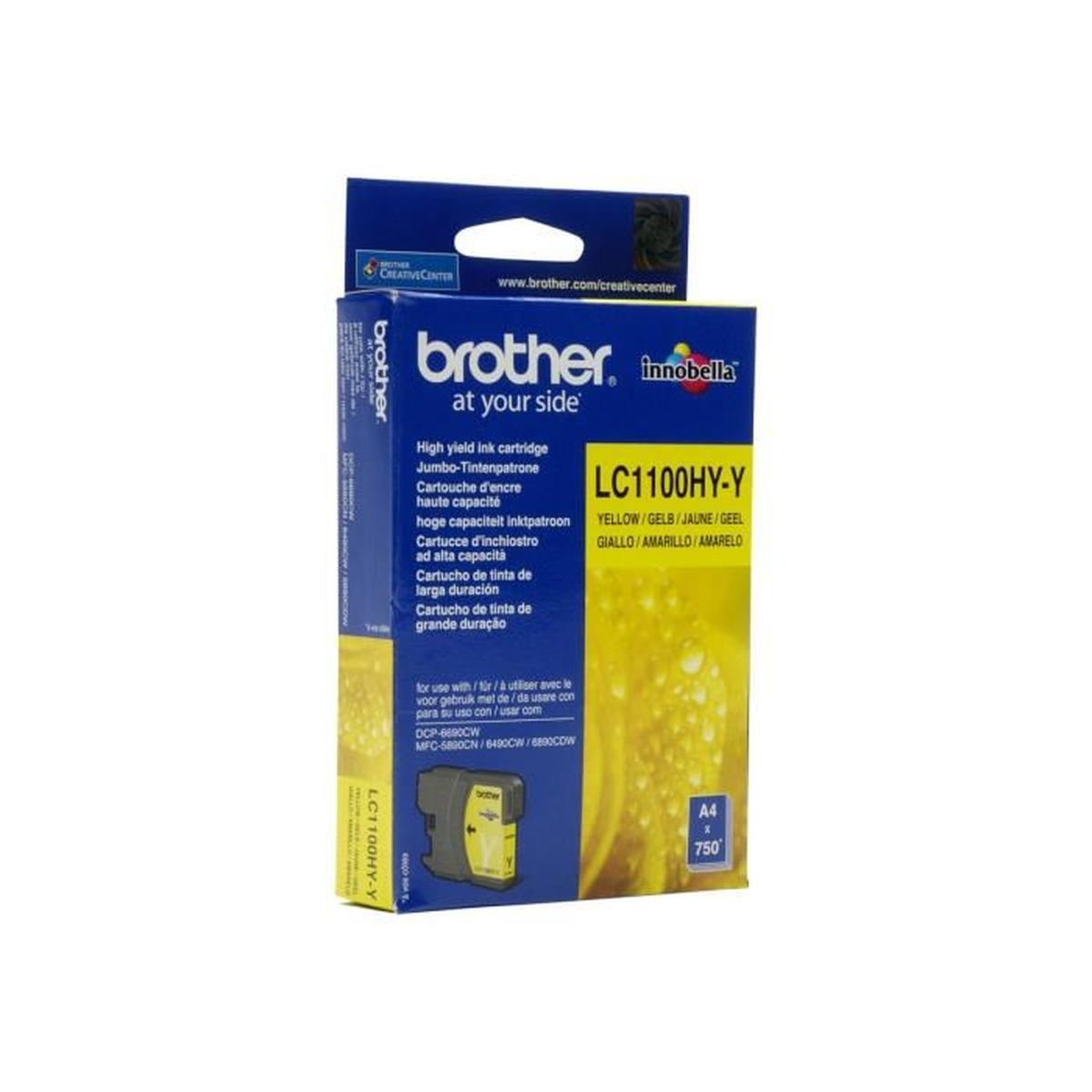 Tinte LC-1100Y BROTHER (LC-1100Y) yellow
