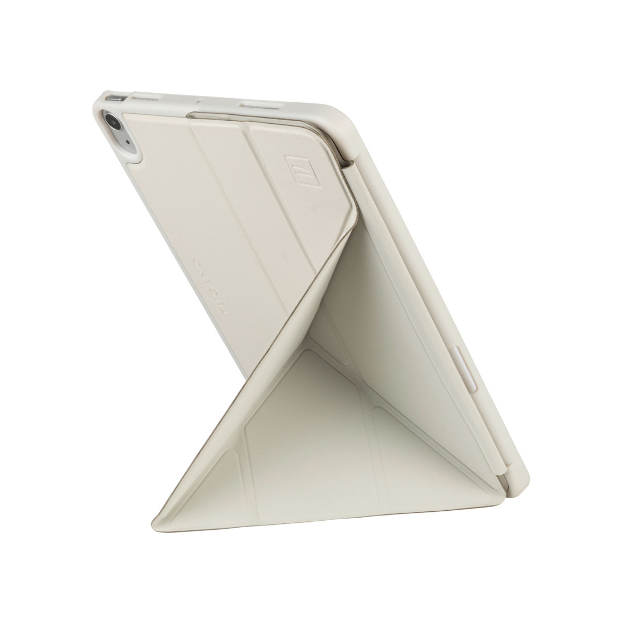TPU, für Bambusfaser, Hülle Bamboo Beige Cover TUCANO Apple Tablet PU, Flip
