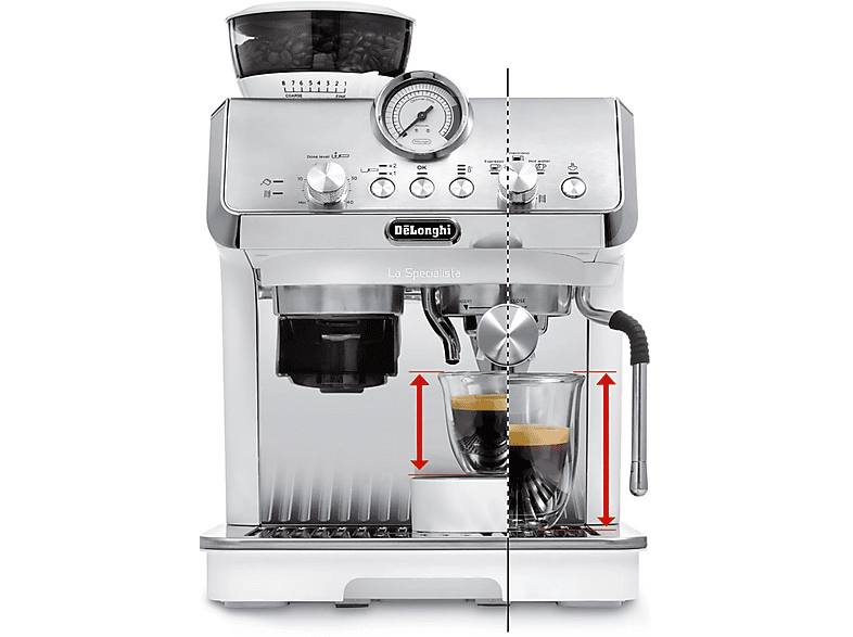 Cafetera espresso | DELONGHI LA SPECIALISTA ARTE EC9155.W, 15 bar