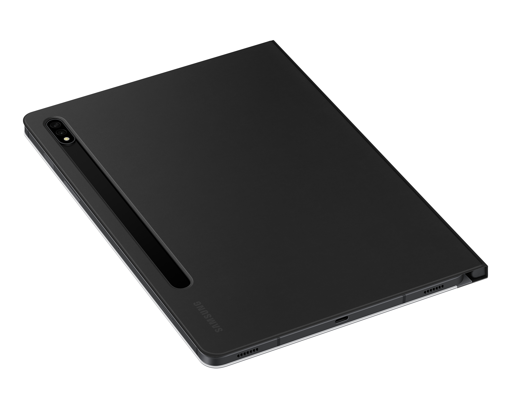 SAMSUNG EF-ZX700PBEGEU Tablethülle Backcover für Samsung Polyurethan, Polycarbonat, Silicon, Schwarz