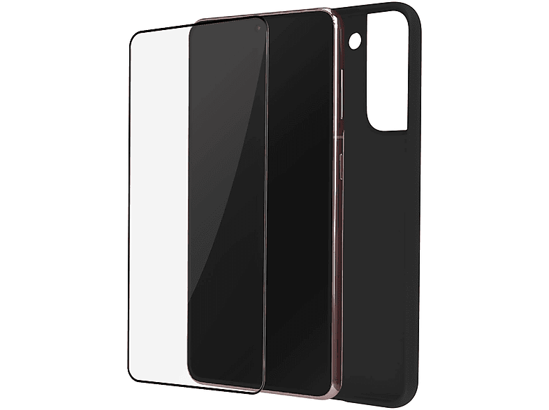 AVIZAR Black Schwarz Series, Pack S22, Galaxy Backcover, Samsung