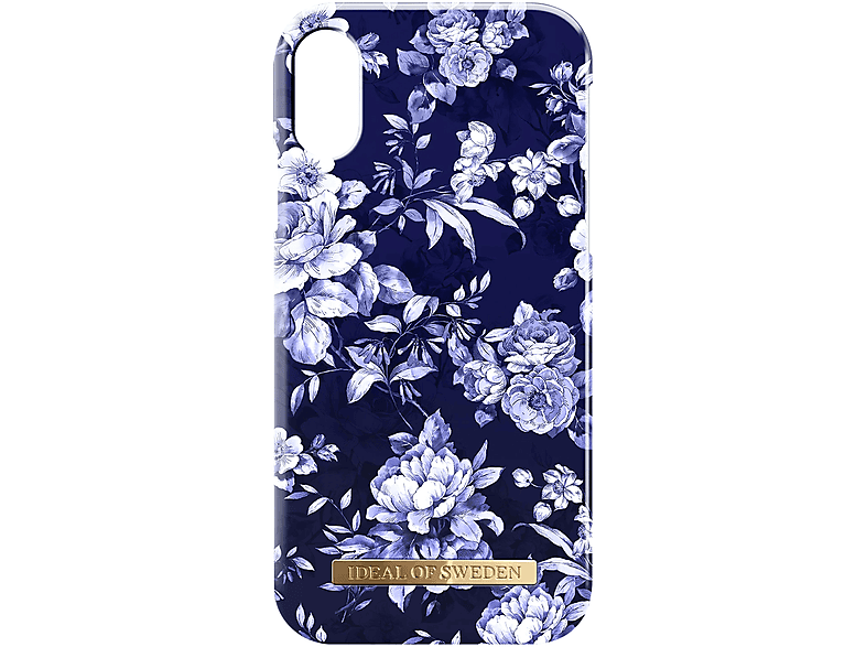 Extreme Schönheit IDEAL OF SWEDEN Sailor Blue Series, Backcover, iPhone XS, Bloom Hülle Blau Apple