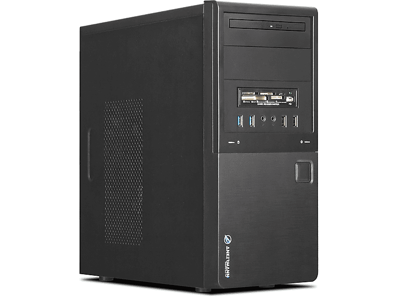 ANKERMANN-PC Business Office Work, Windows 11 Pro (64 Bit), PC-Desktop mit Intel® Core™ i7 Prozessor, 16 GB RAM, 480 GB SSD, 1 TB SSD, Intel® Core™ Onboard Graphics