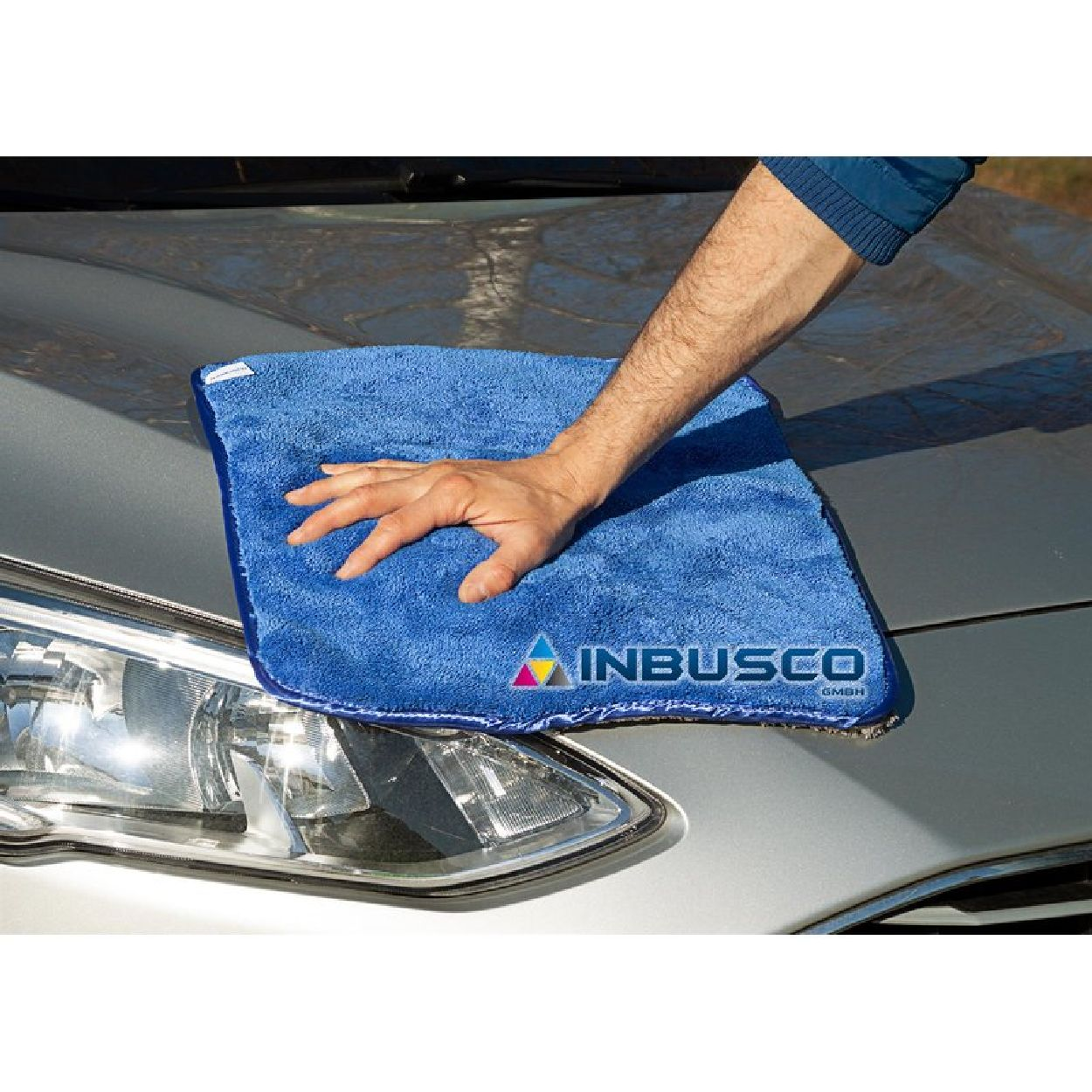 INBUSCO / KUBIS Autopflege, 1200g-Poliertuch Grau MF SET 02