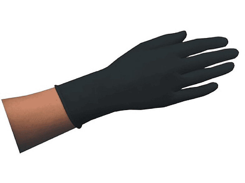 INBUSCO / KUBIS Handschuh-puderfrei schwarz Transparent Latex Autopflege