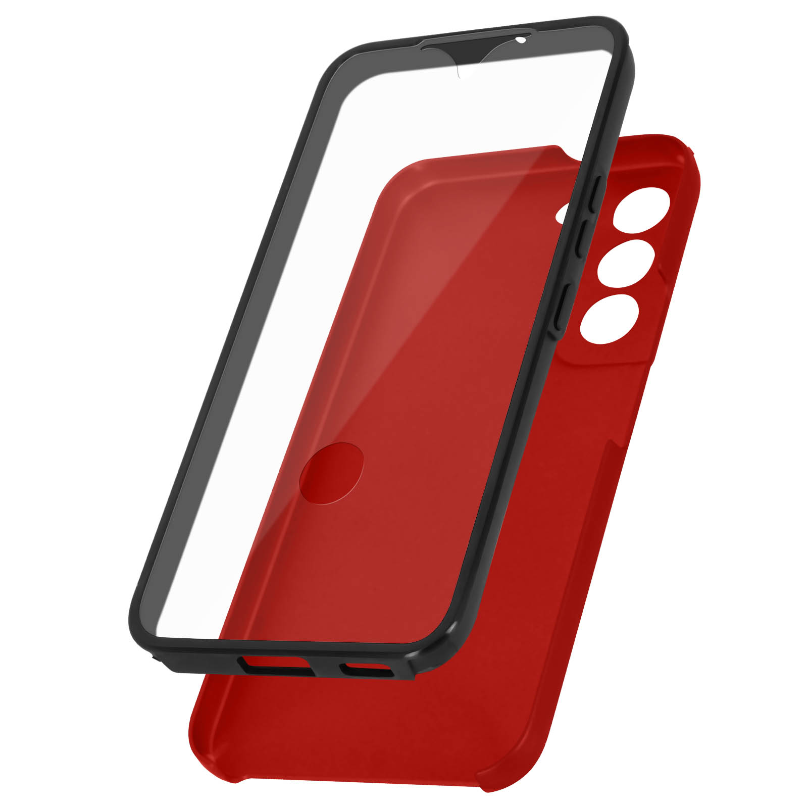 AVIZAR Vorder- Samsung, Full Rot S22, Cover Cover, Rückseite Schutzhülle, Galaxy Full Series