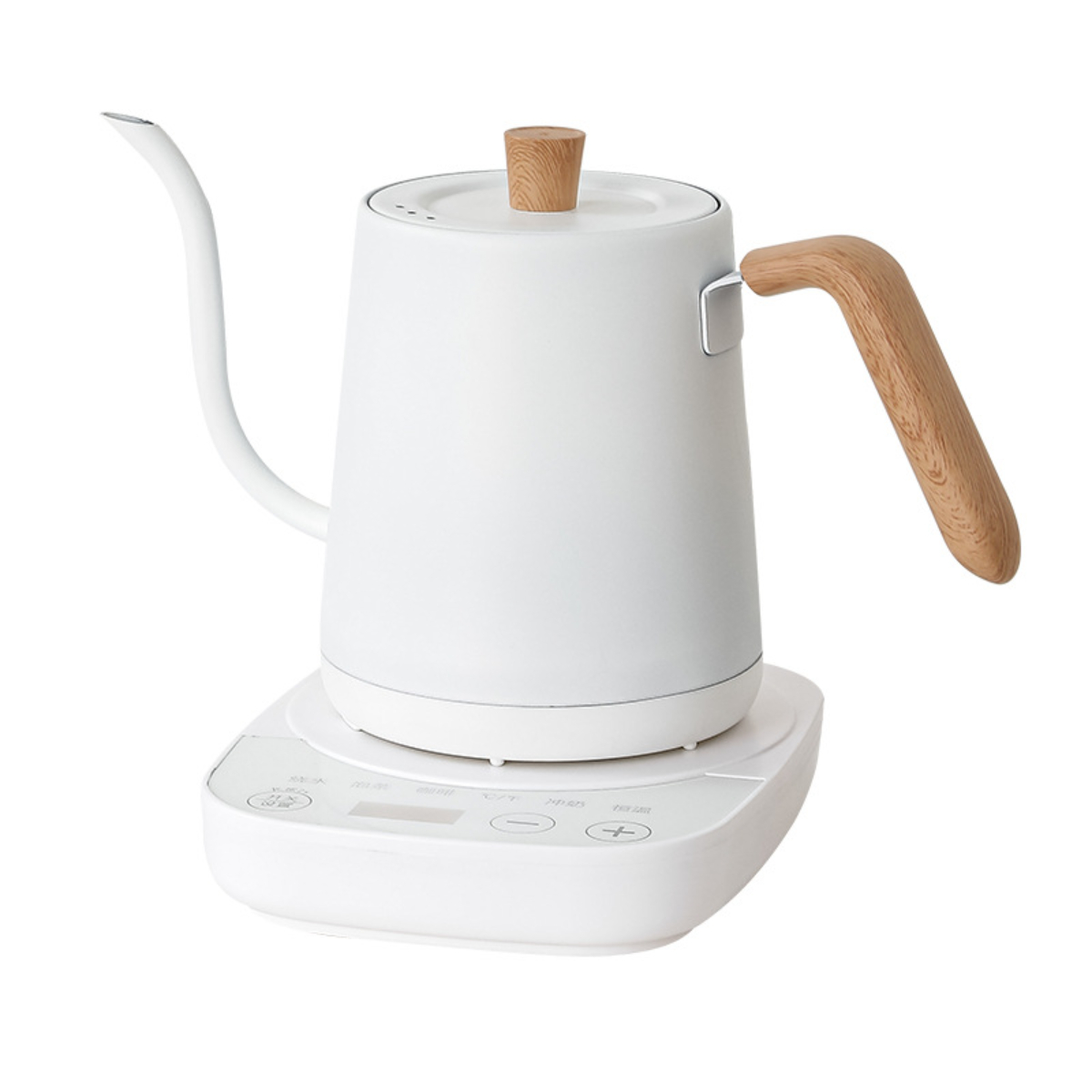 BYTELIKE Temperaturgesteuerter Intelligenter Weiß mit Wasserkocher, Handspülung Wasserkocher thermostatischer Wasserkocher