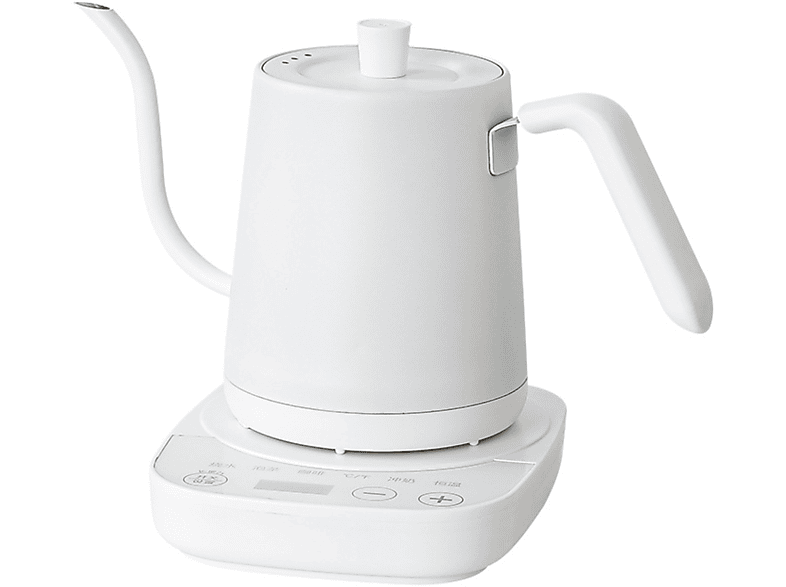 BYTELIKE Temperaturgesteuerter Wasserkocher mit Handspülung Intelligenter thermostatischer Wasserkocher Wasserkocher, Weiß