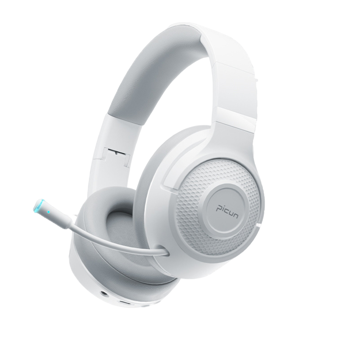 BYTELIKE Bluetooth-Headset mit Rauschunterdrückung, Headset Gaming Over-ear Radio Headset Bluetooth-Kopfhörer Bluetooth Game weiß Handball