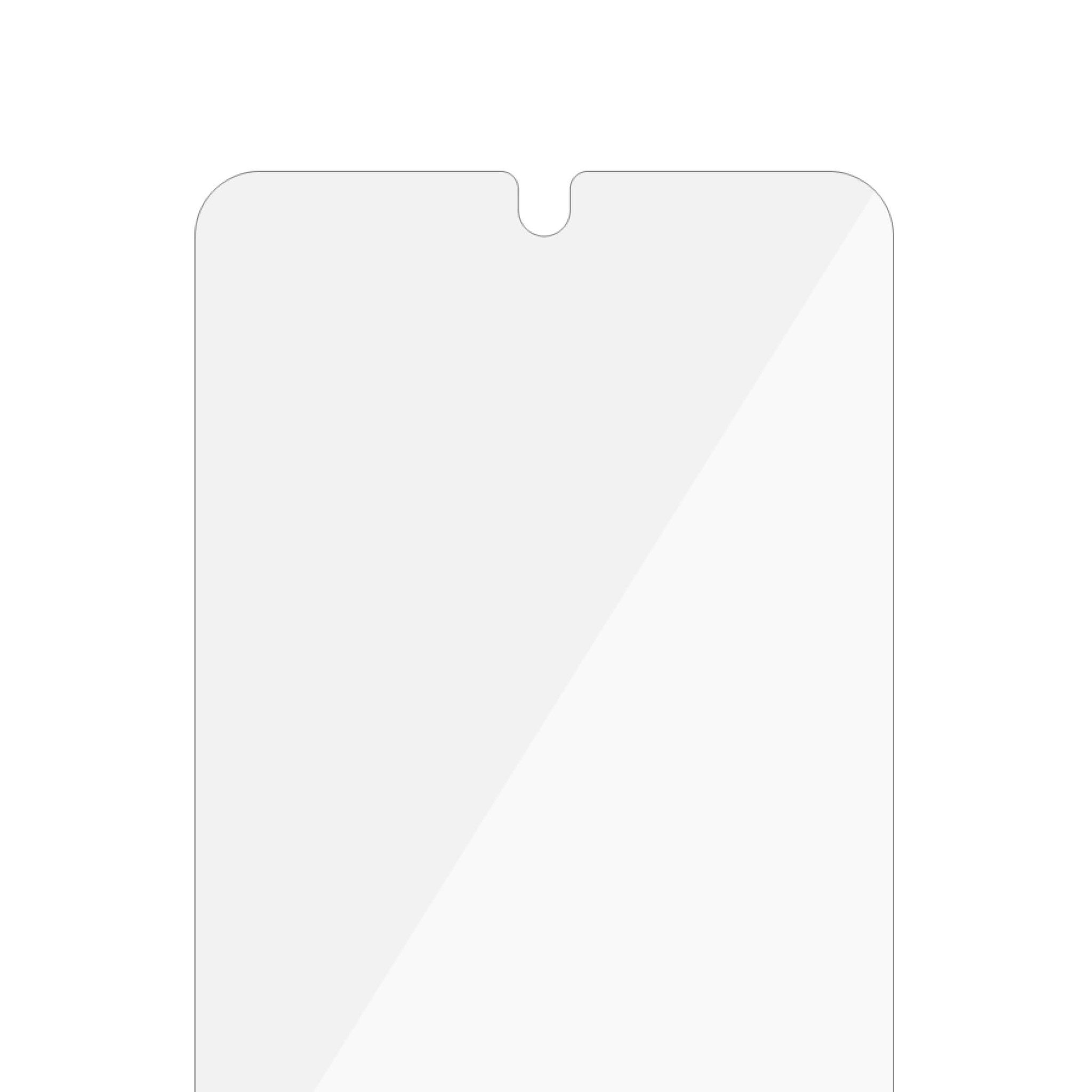 Een enkele, heldere schermbeschermer voor een telefoon.