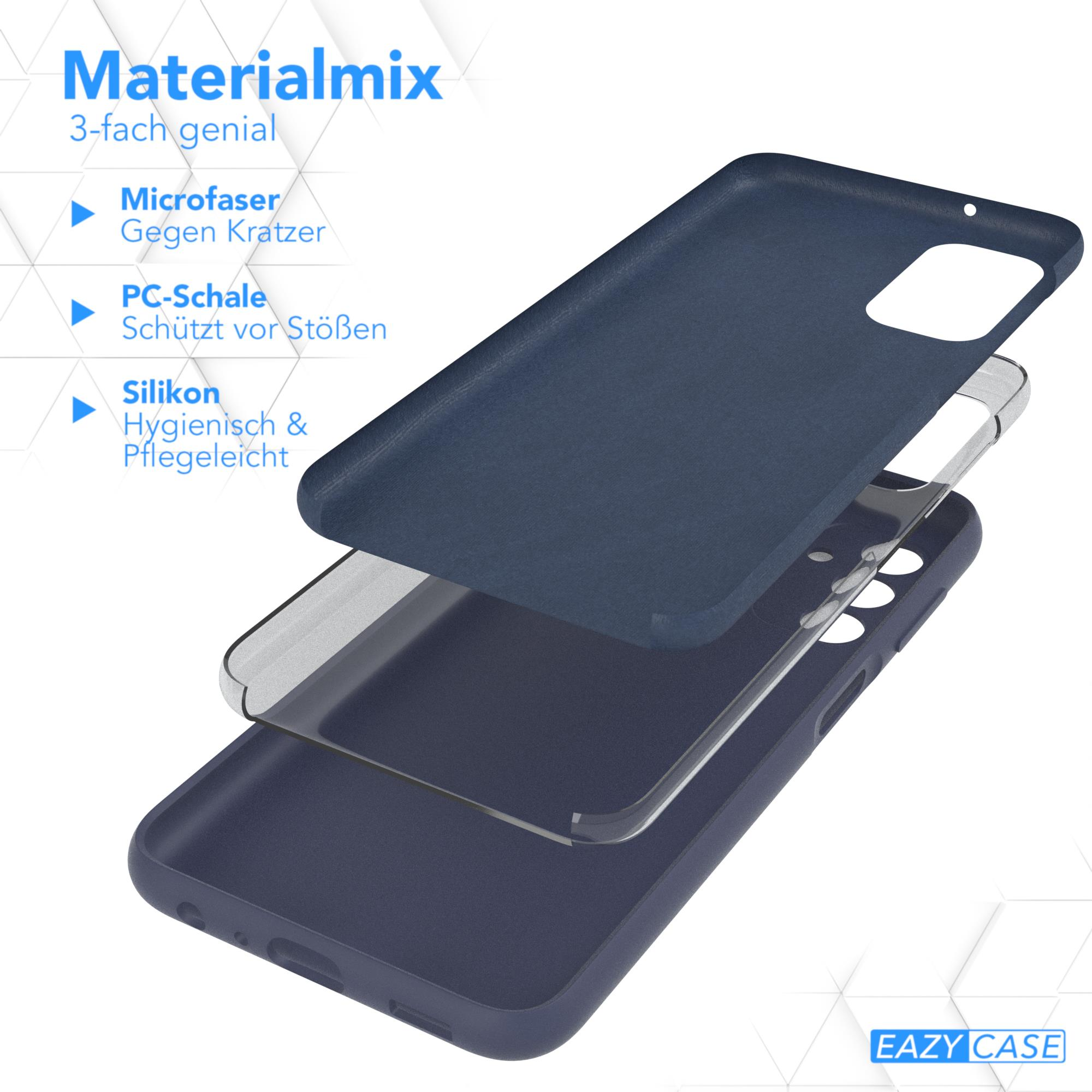 EAZY CASE Backcover, Galaxy Silikon Samsung, Blau Premium Handycase, / A13, Nachtblau