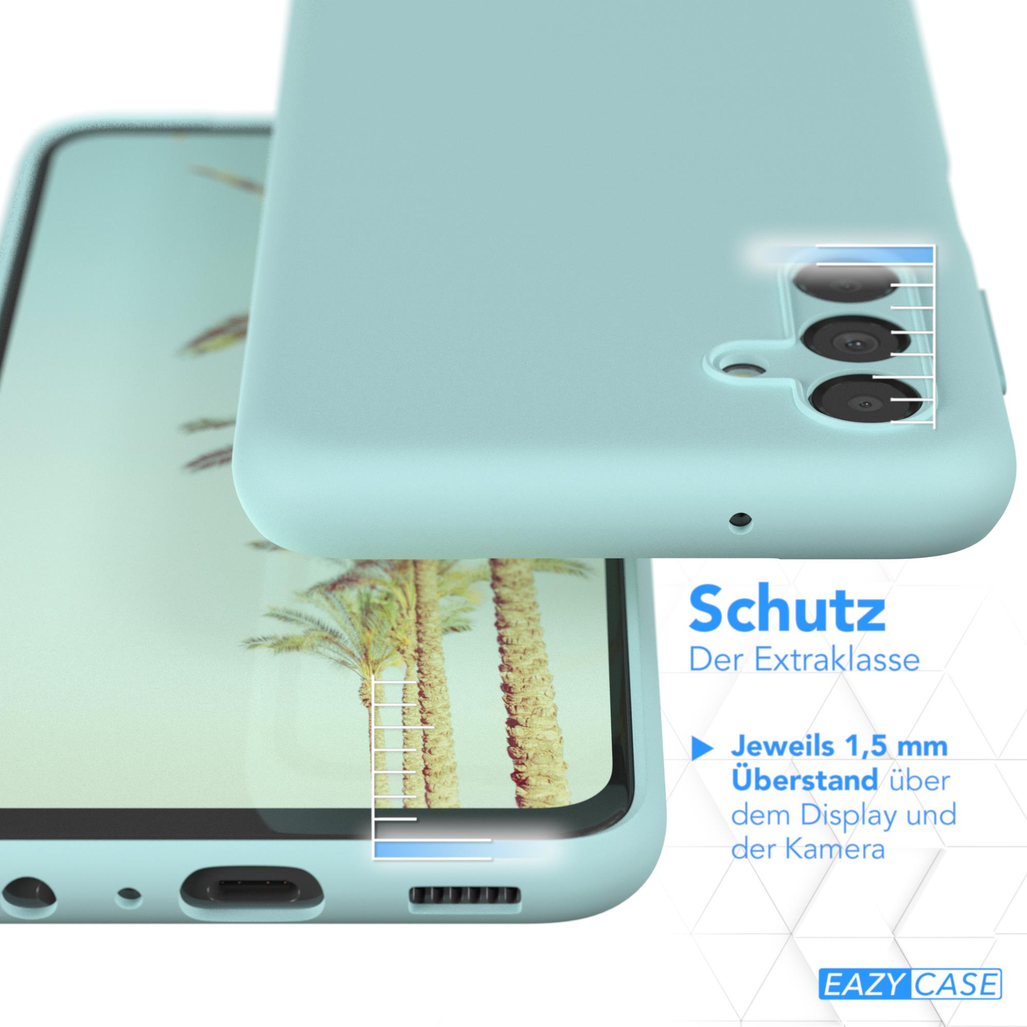 EAZY CASE Premium Silikon Handycase, A13, Grün Mint Galaxy Backcover, Samsung