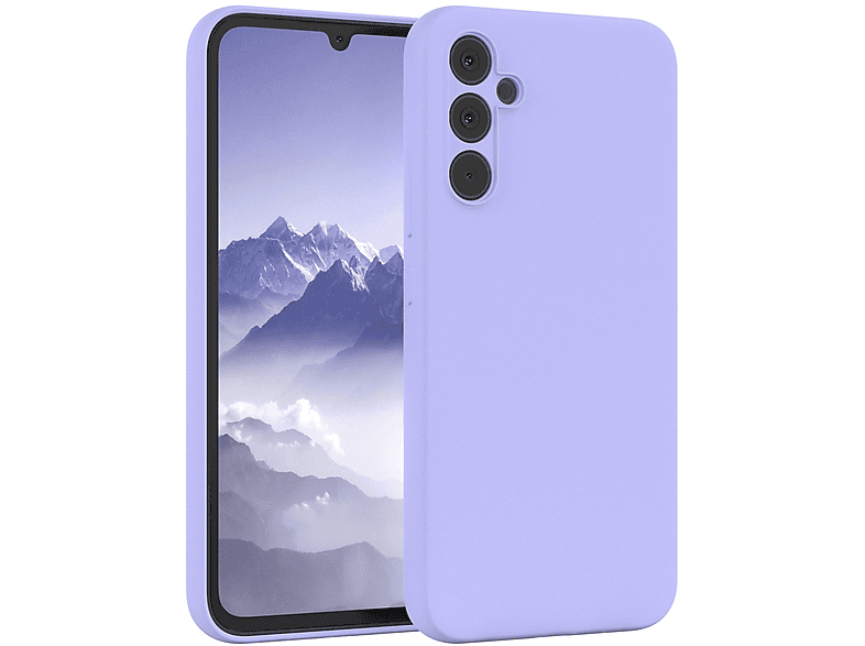 EAZY CASE Premium Silikon Handycase, Lavendel Lila Galaxy Samsung, Backcover, / Violett A34