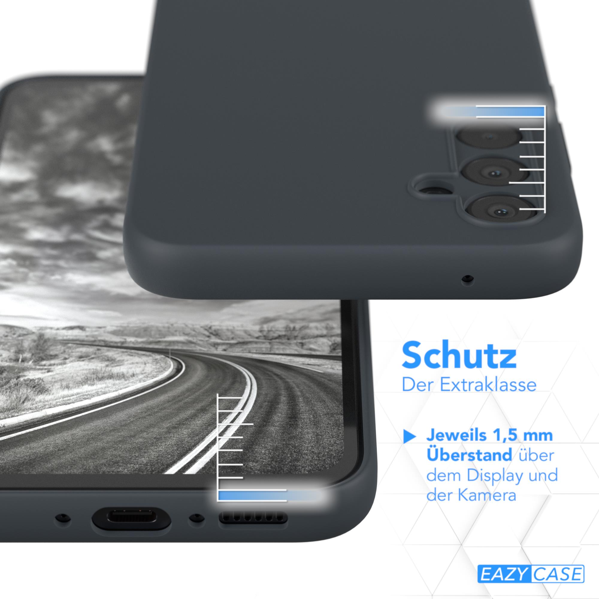 EAZY CASE Premium Silikon Handycase, Grau Galaxy Backcover, A34, Samsung, Anthrazit