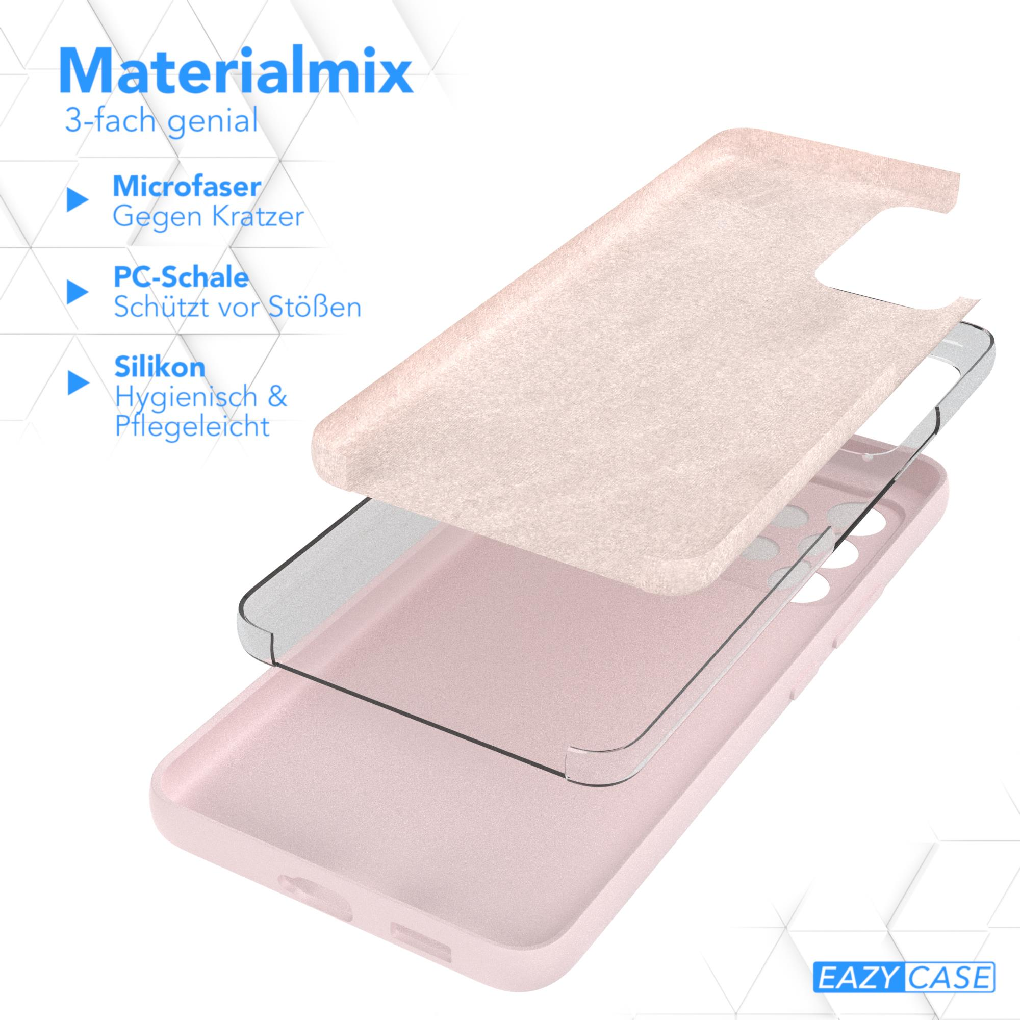 EAZY CASE Silikon Handycase, 5G, Rosa / Altrosa Galaxy Samsung, A53 Premium Backcover