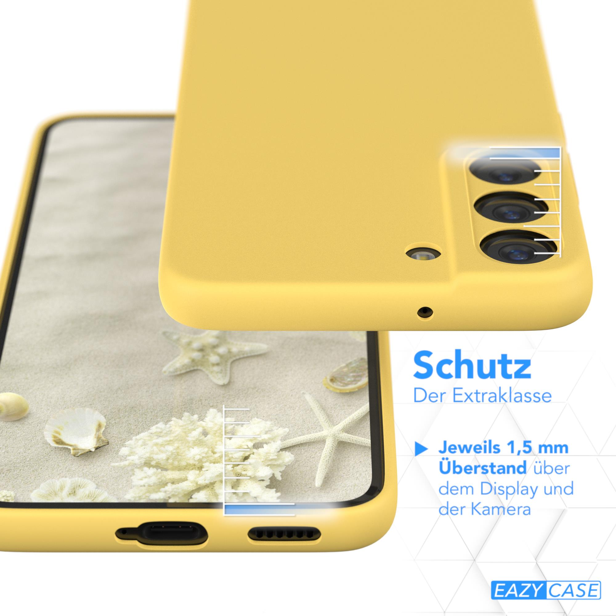S22 Handycase, Gelb Galaxy Silikon CASE 5G, Premium Backcover, Samsung, EAZY