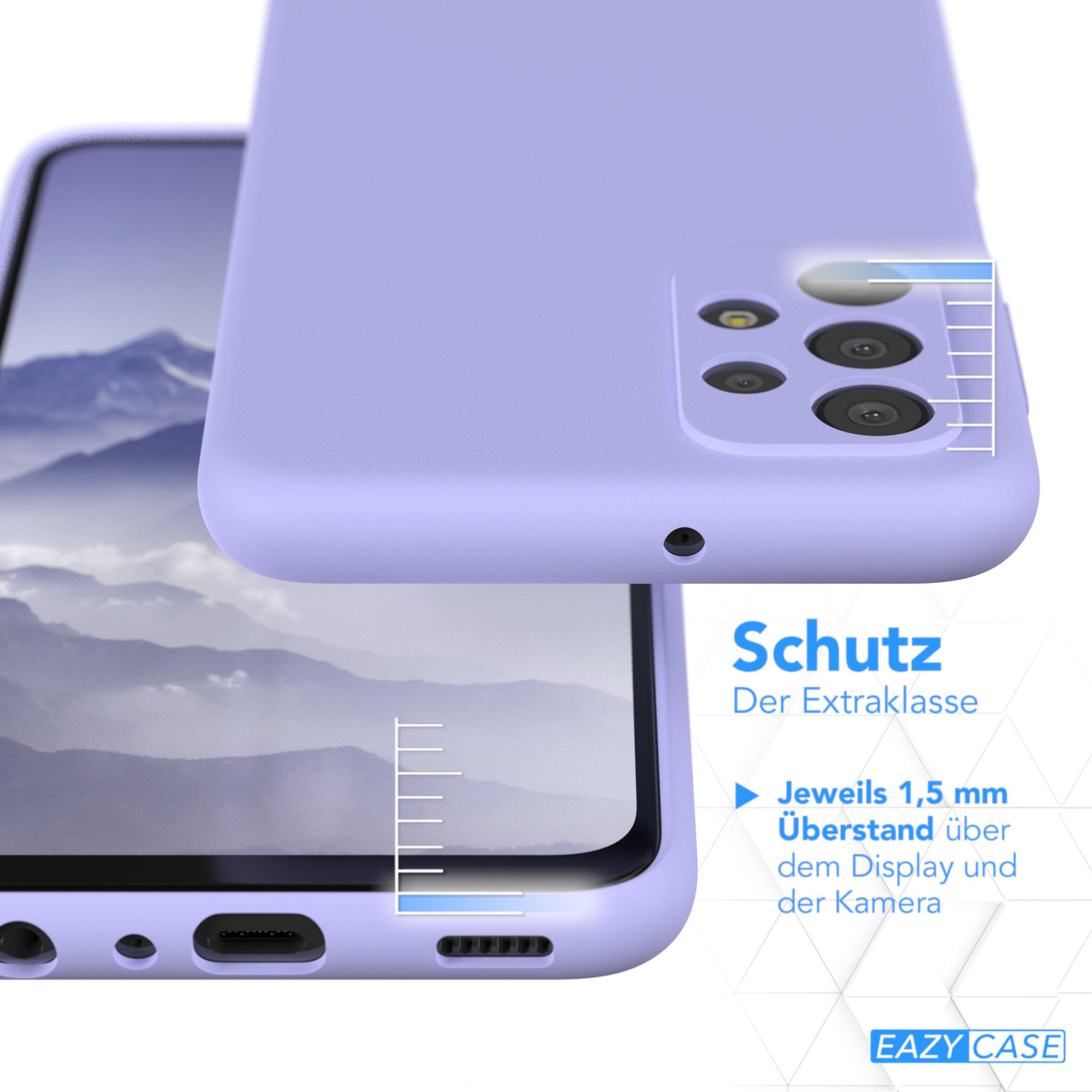 EAZY CASE Premium Silikon Handycase, / Lila Lavendel Samsung, 5G, Galaxy Violett A23 Backcover