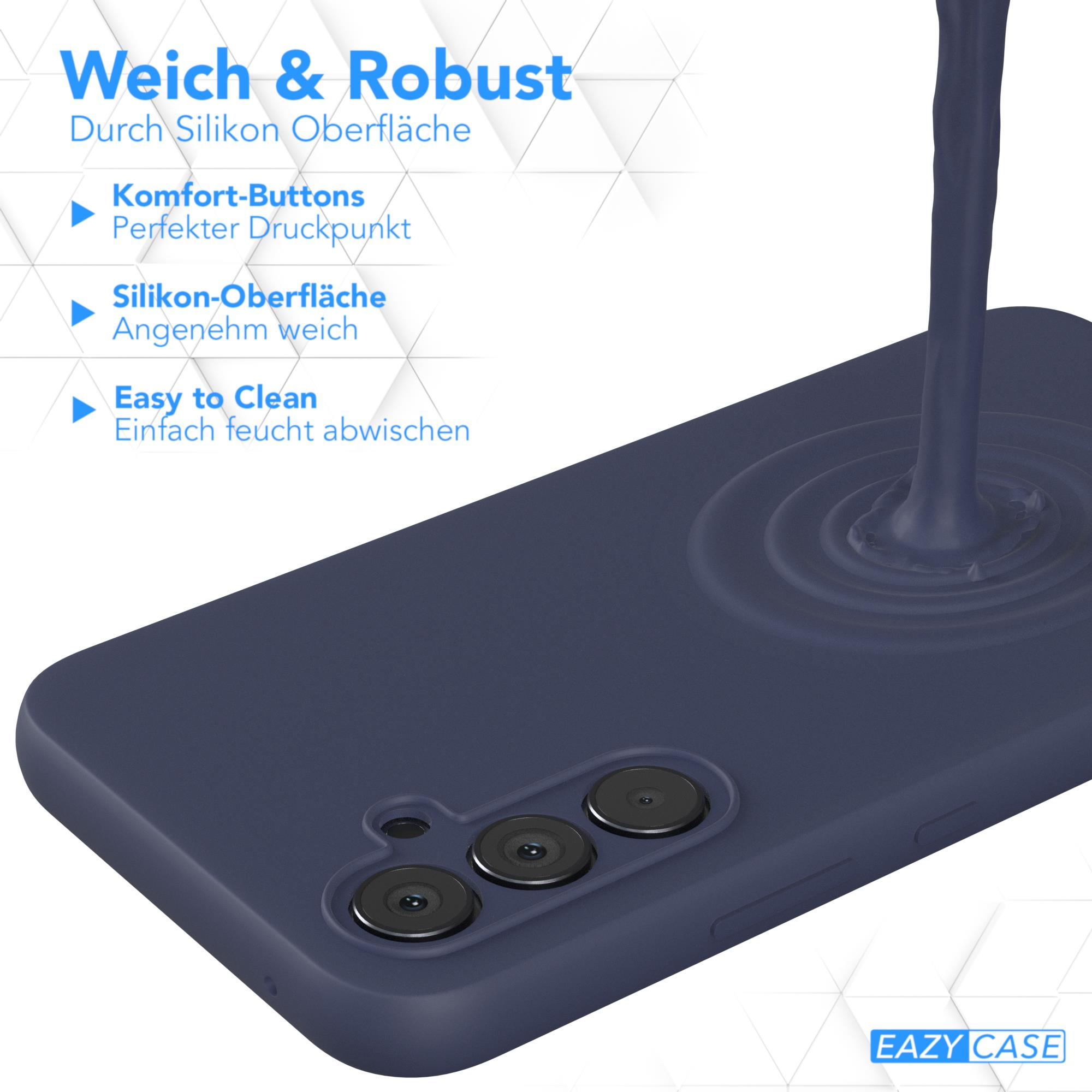 Backcover, Nachtblau Handycase, A54, Blau Premium CASE Samsung, EAZY Galaxy / Silikon