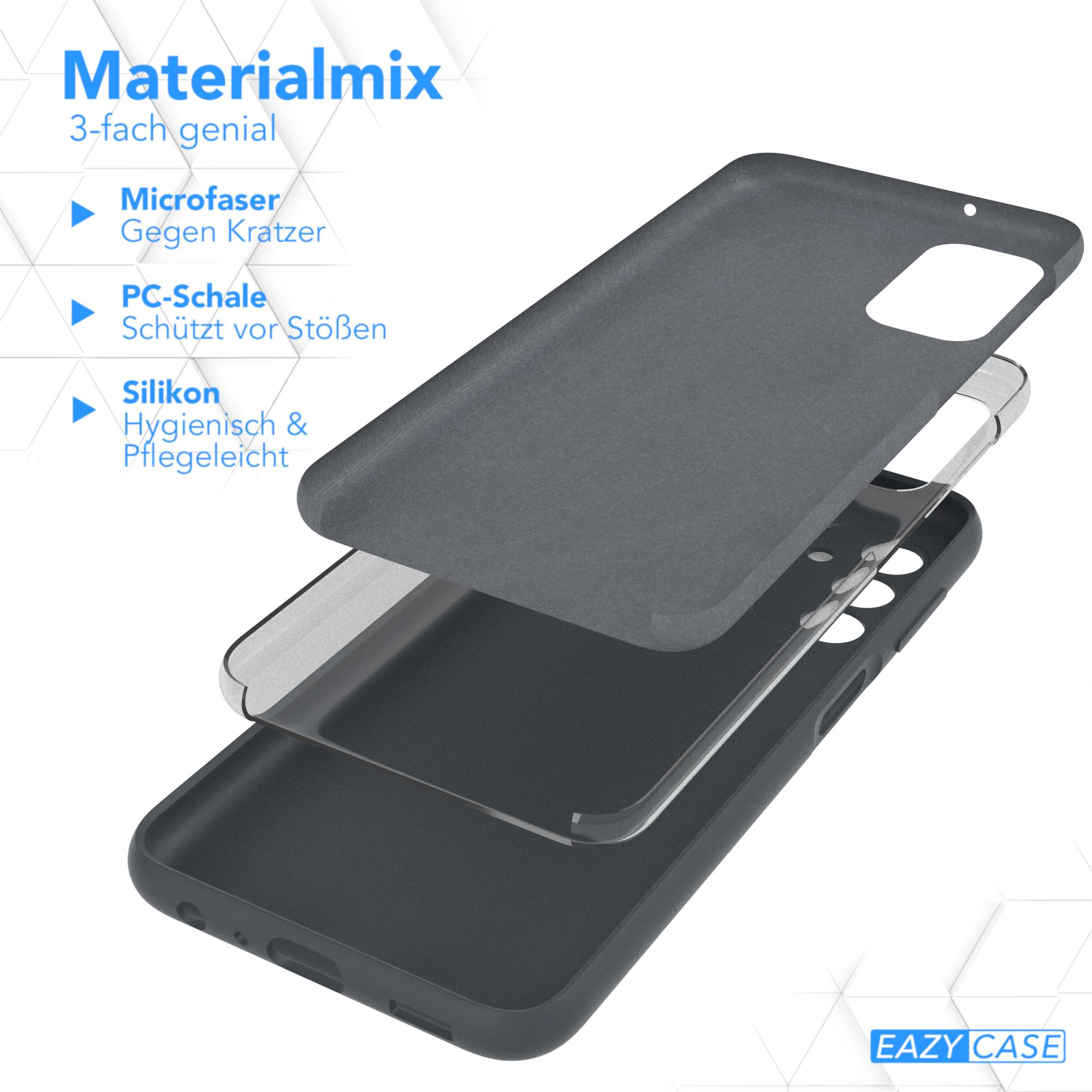 Handycase, Grau Premium Backcover, CASE Silikon Galaxy A13, EAZY Samsung, Anthrazit