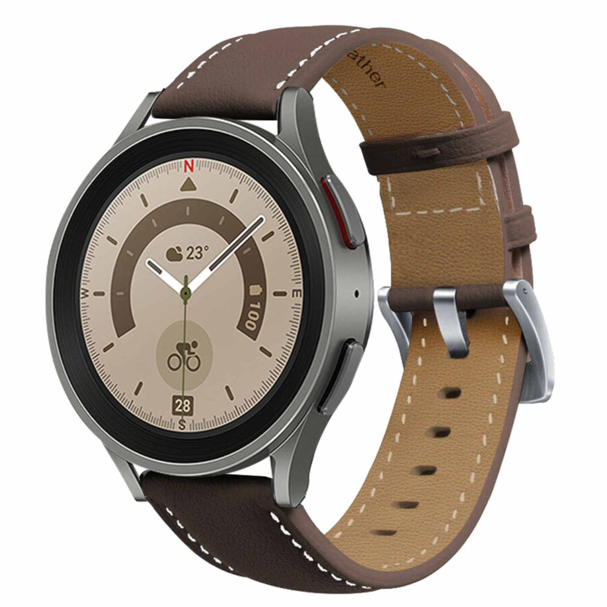 WIGENTO Kunstleder Armband V Pro mm 4 Ersatz, Watch Classic 4 5 / 44 / \