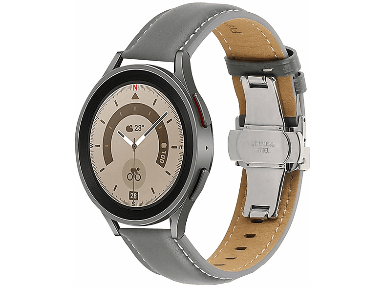 Watch Pro / Samsung, mm / 42 Galaxy 46 Ersatz, / 5 6 V Kunstleder 47 mm Watch 4 / Ersatzarmband, mm, 44 \