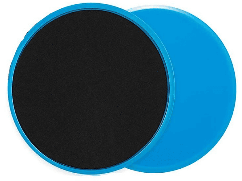 INF Core Slider Gleitplatten 2er-Pack Blau Mini-Hometrainer, blau