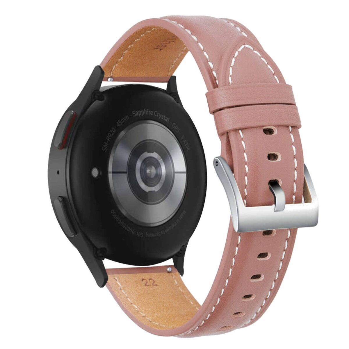 WIGENTO Kunstleder Armband V / / 47 5 5 mm / 42 45mm / Watch Ersatz, Pink \