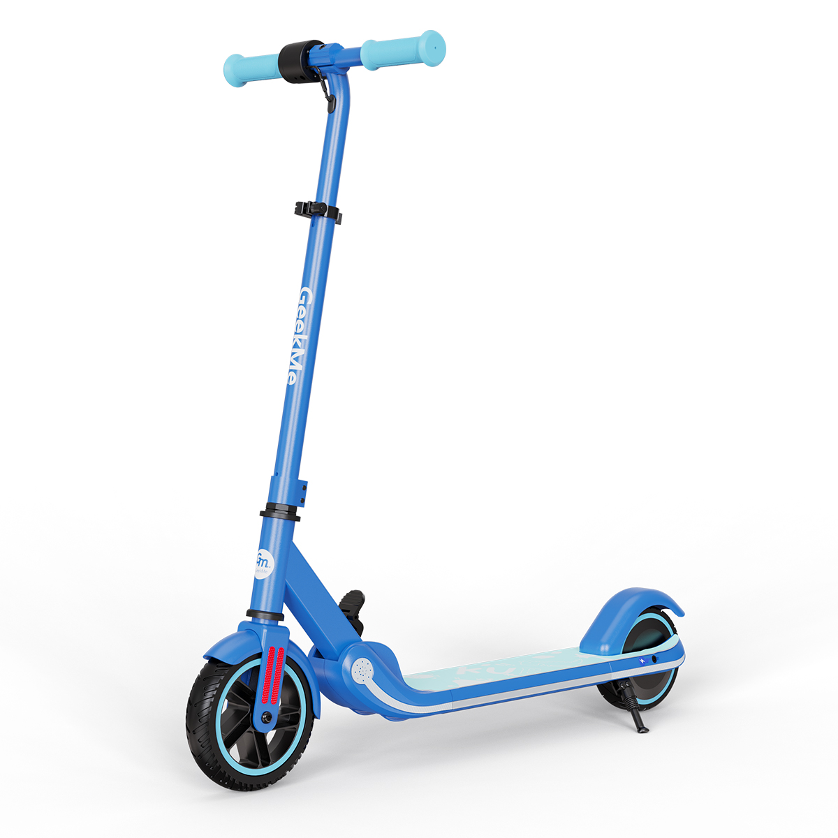 (7 Kinder GEEKME E-Scooter blau) G11 Zoll,