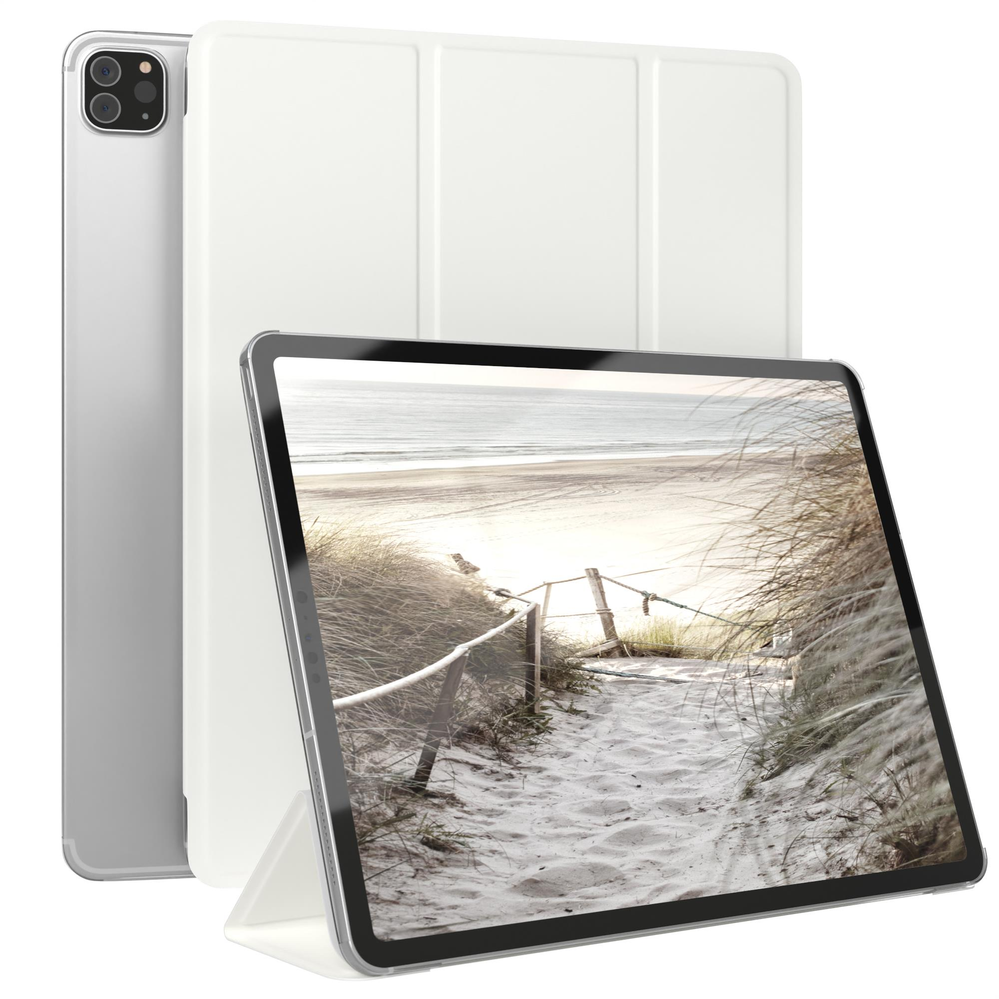 4./ Weiß 3./ Smart iPad 6. Apple für Kunstleder, Tablethülle Bookcover EAZY CASE Pro Gen. 12,9\