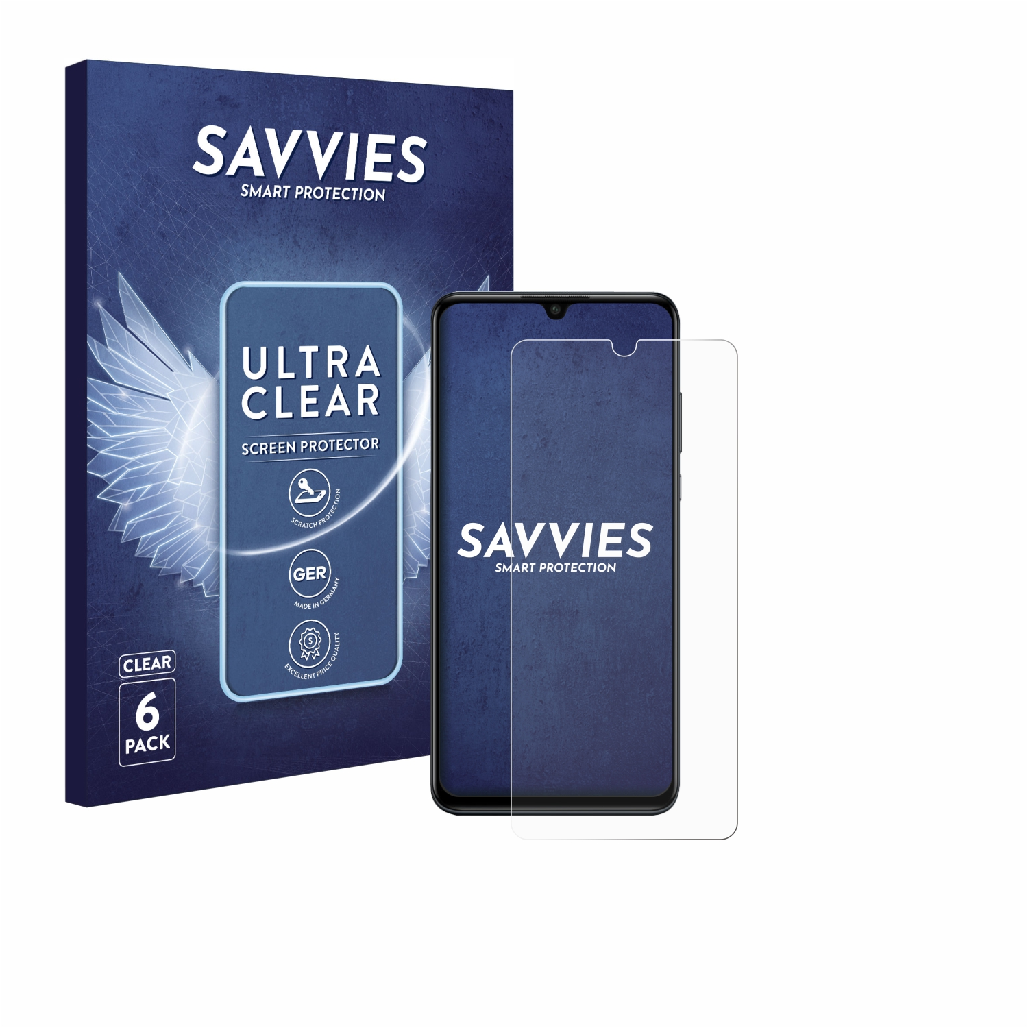 klare Schutzfolie(für P30 Edition) lite 6x New Huawei SAVVIES