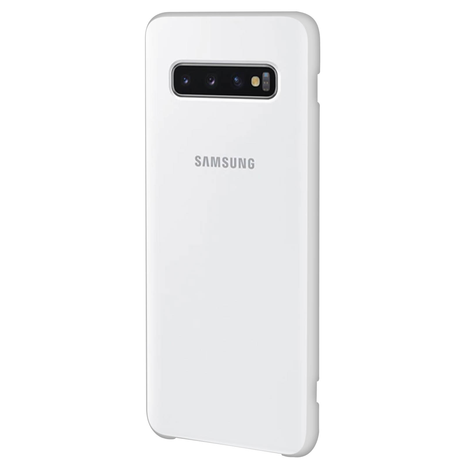 SAMSUNG Clear View Series, Weiß Bookcover, Samsung, Galaxy S10 Plus