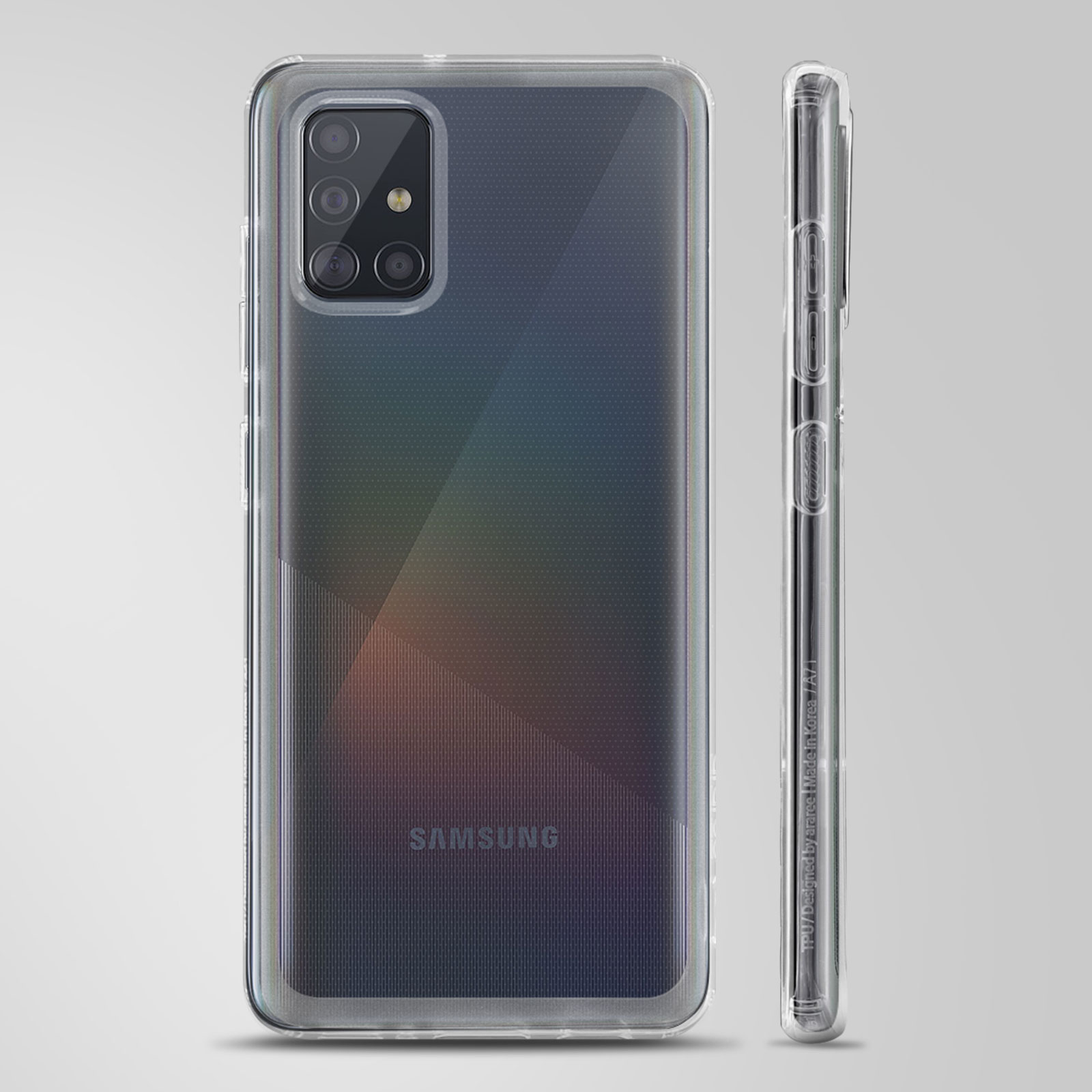 Original Transparent aus Backcover, Polycarbonat, Galaxy SAMSUNG A71, Samsung, Handyhülle