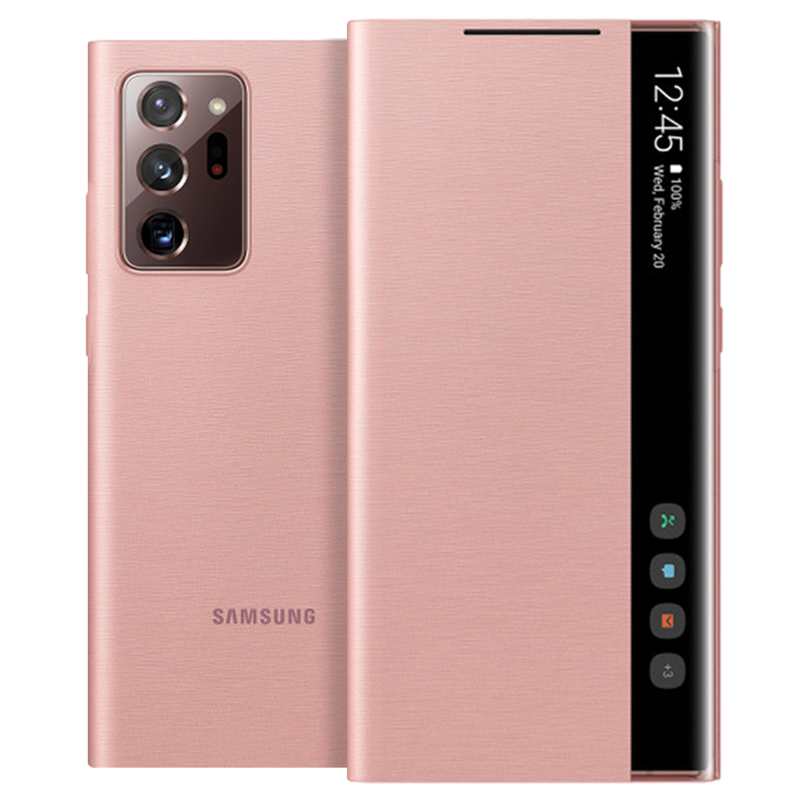 SAMSUNG Standing Series, Bookcover, Note Galaxy 20 Rosegold Samsung, Ultra