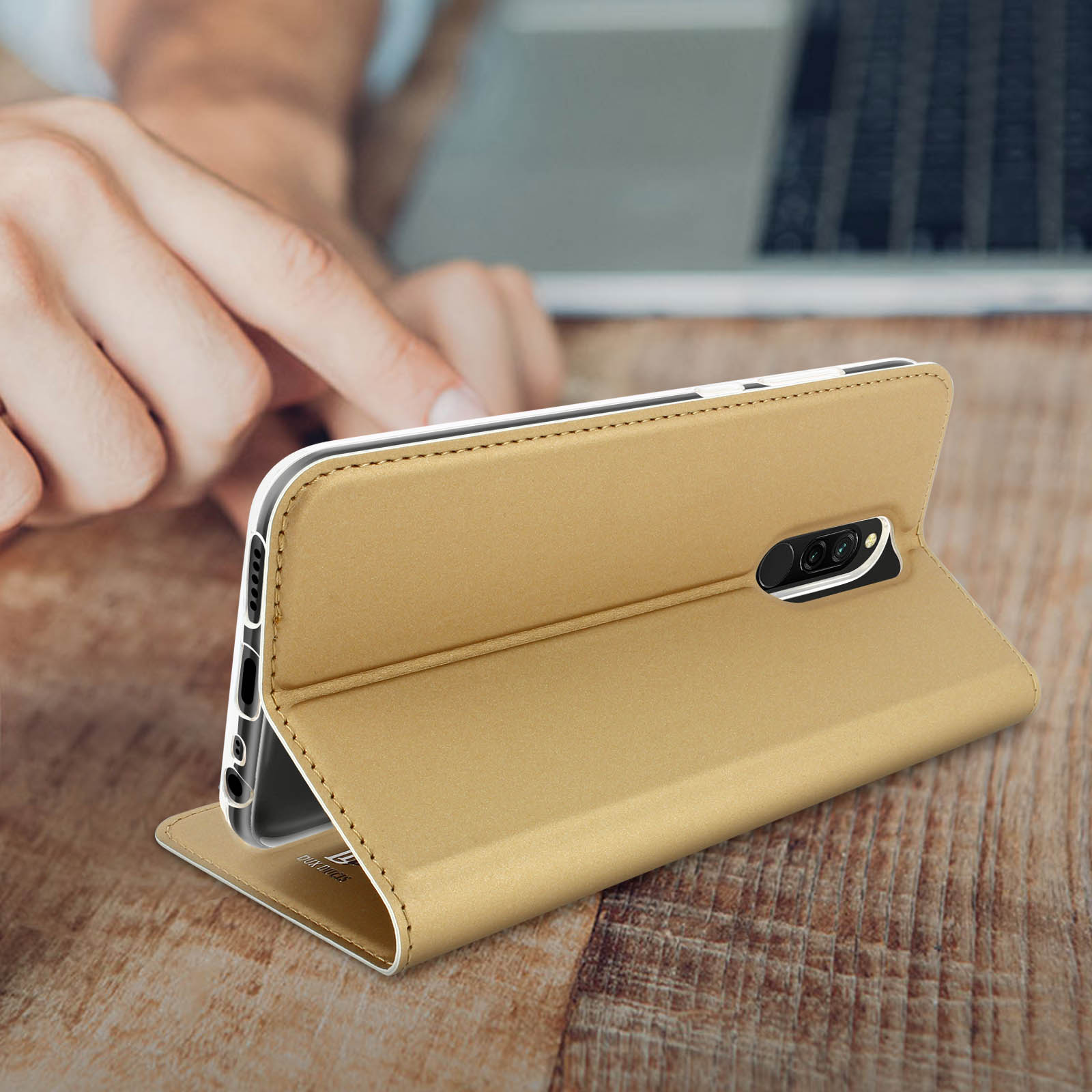 DUX DUCIS Pro Xiaomi, Gold Series, Redmi 8A, Bookcover