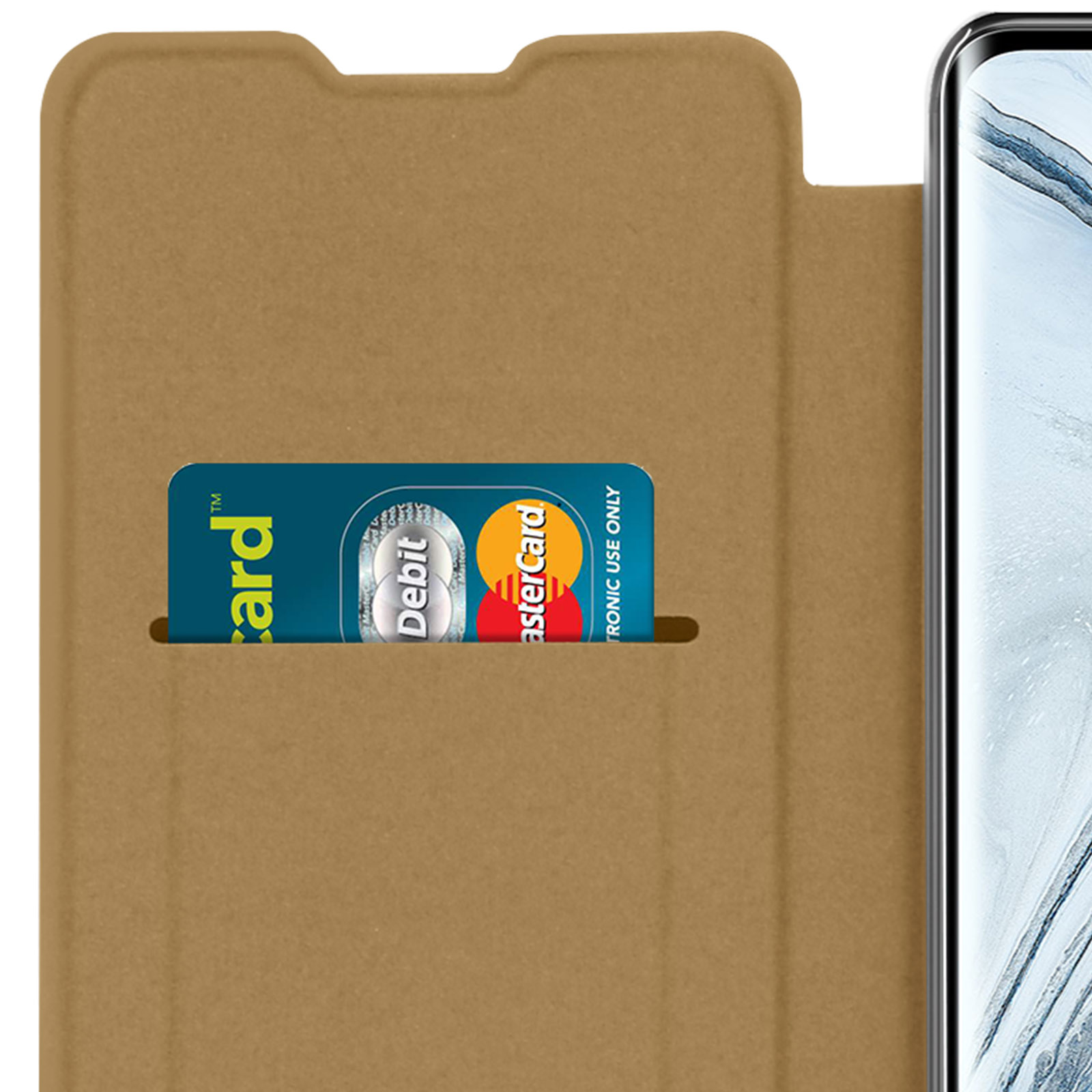 AVIZAR Flico Series, Bookcover, 10 Note Xiaomi, Gold Lite, Mi