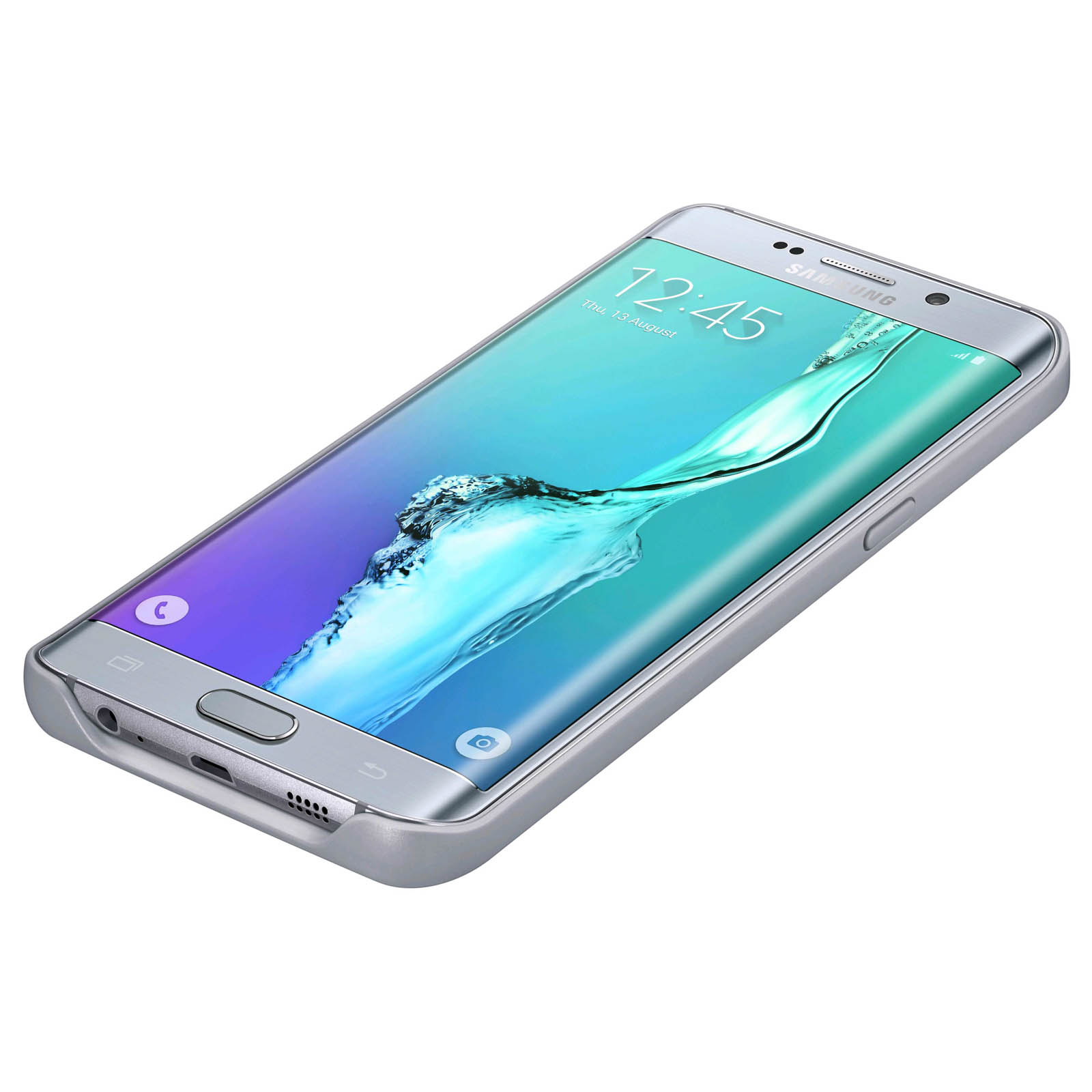 Samsung, Backcover, EP-TG928BSEGWW Edge S6 Silber Galaxy Series, SAMSUNG Plus,