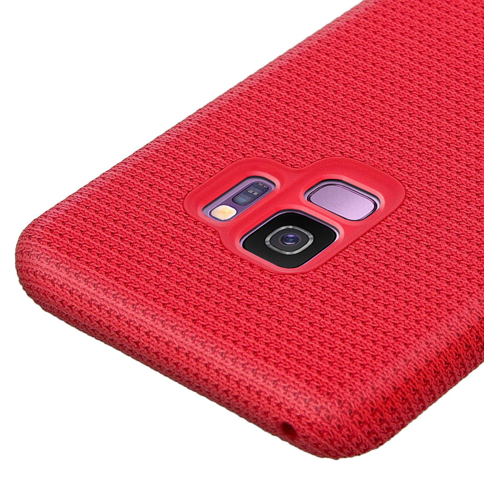SAMSUNG Hyperknit Cover Keine Angabe S9 - Bookcover, for Samsung, Galaxy Galaxy Case (Red), S9