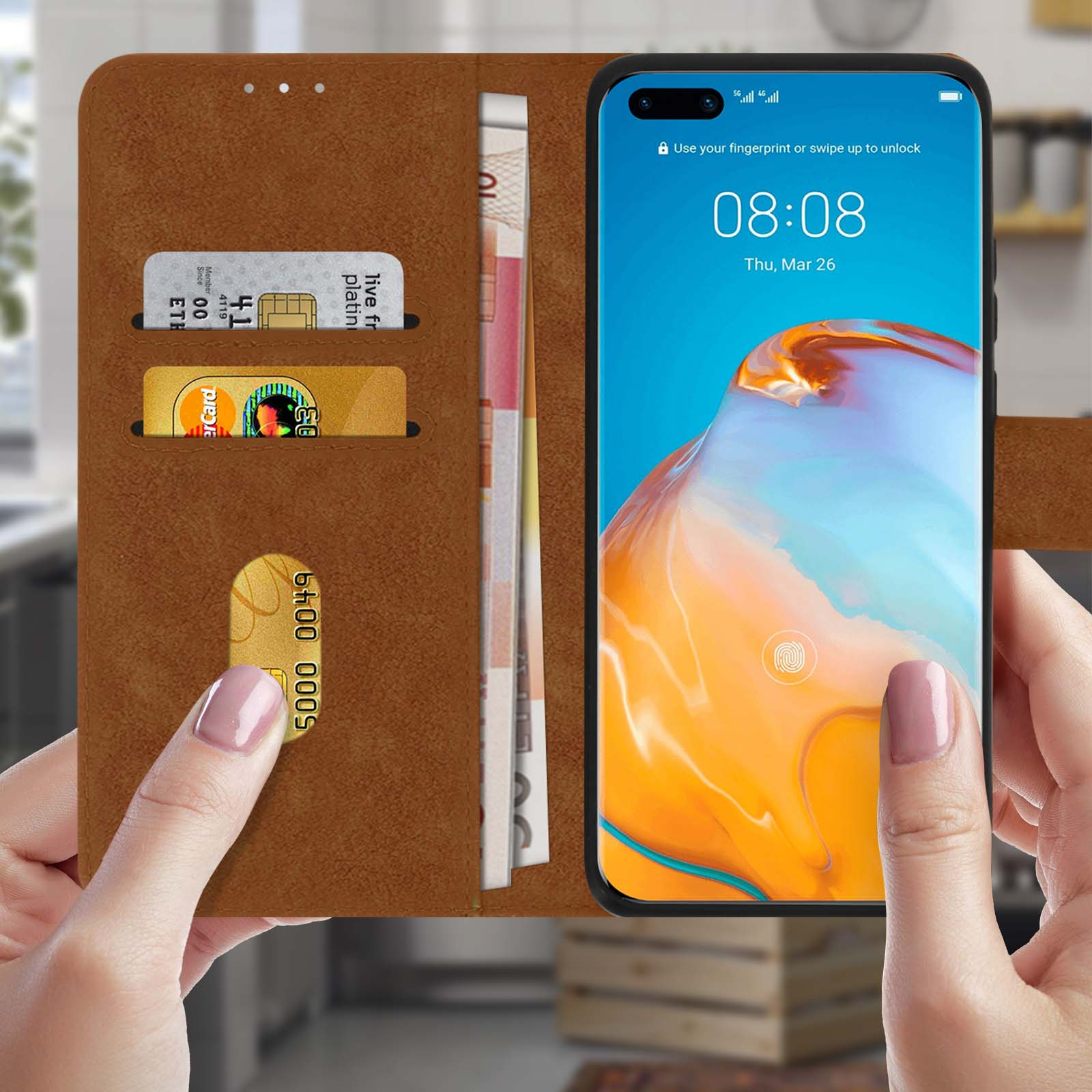 AVIZAR Chester Huawei, P40, Bookcover, Series, Huawei Braun