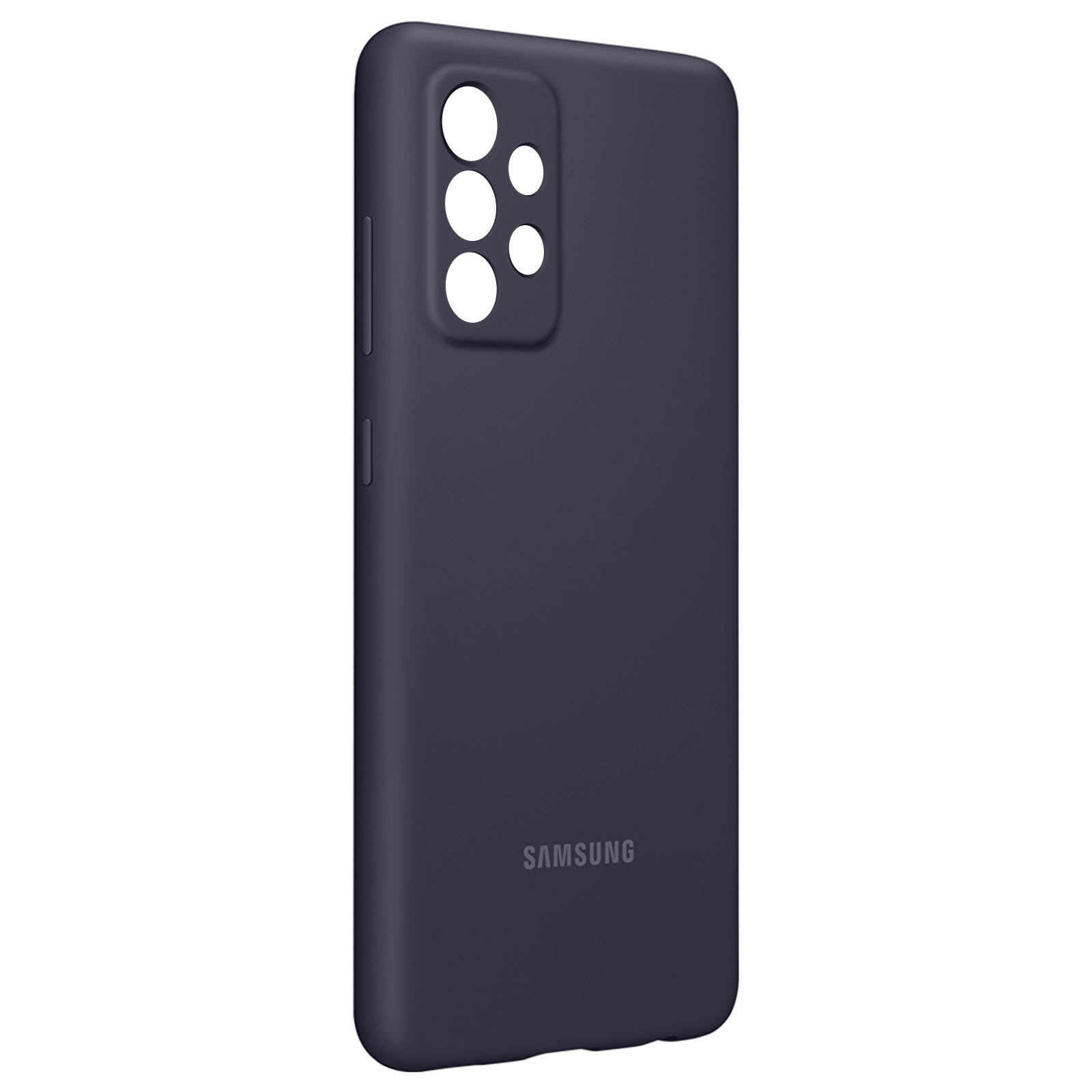 EF-PA725, Samsung, A72, Cover Backcover, Schwarz Silicone SAMSUNG Galaxy