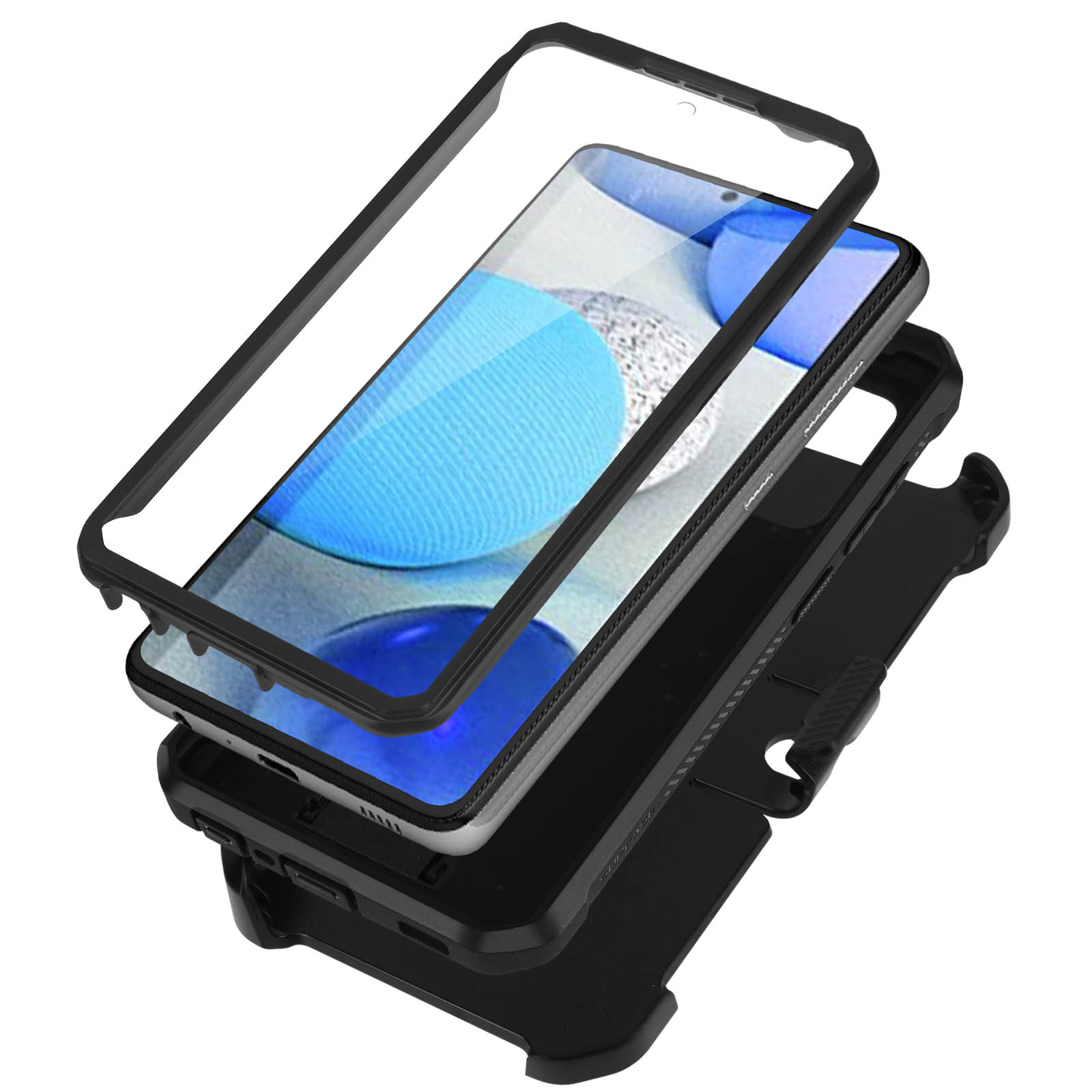 SUPCASE Unicorn Beetle Rundum-Hülle Backcover, Pro Series, Schwarz Galaxy 5G, Samsung, A32