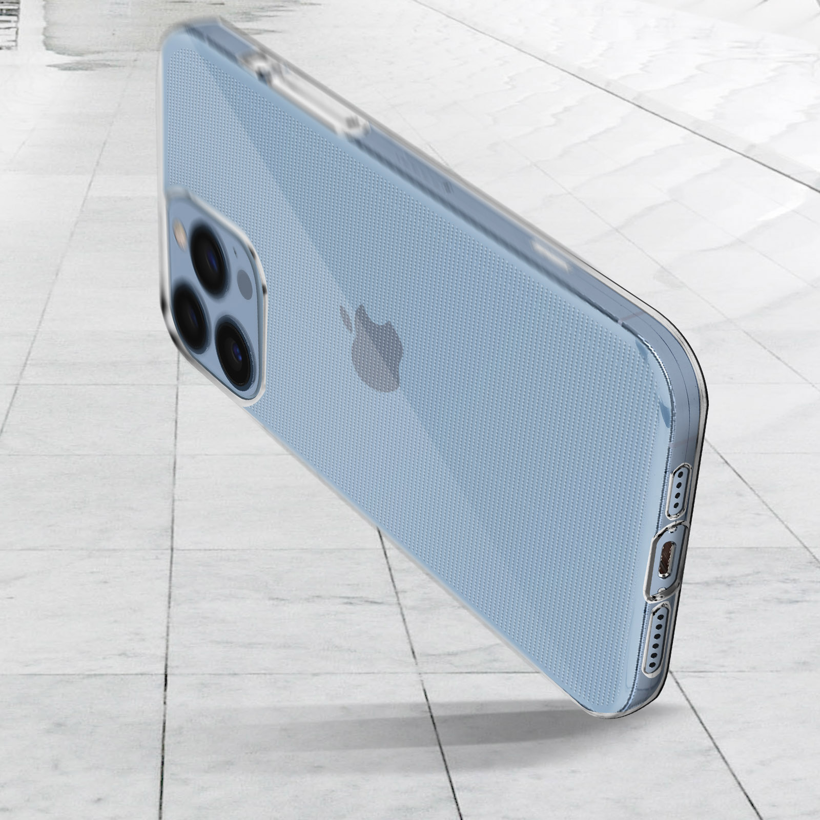 Series, Transparent iPhone Apple, Pro, 13 Anti-Vergilbung Backcover, MERCURY
