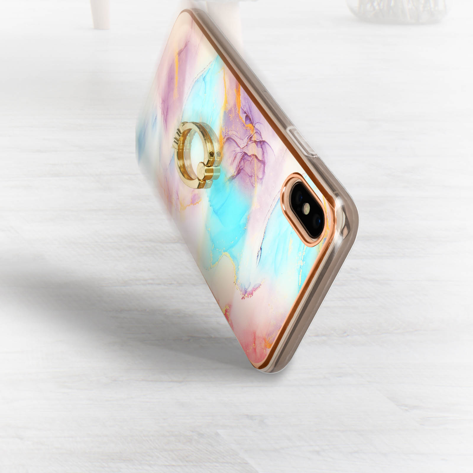 Series, AVIZAR XS Max, Bunt Backcover, Apple, Marmormuster iPhone